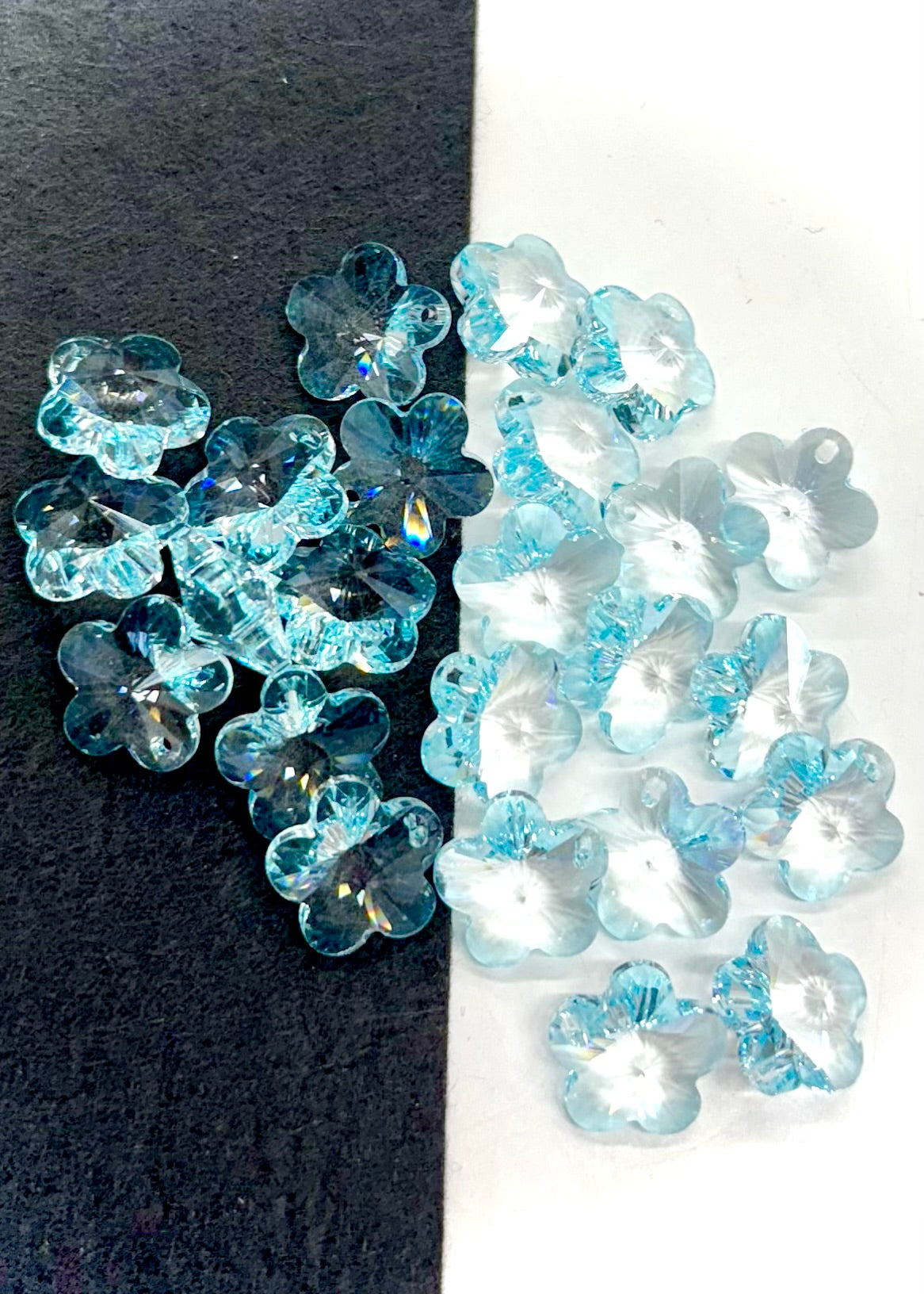 Crystal 14mm Flower Pendant