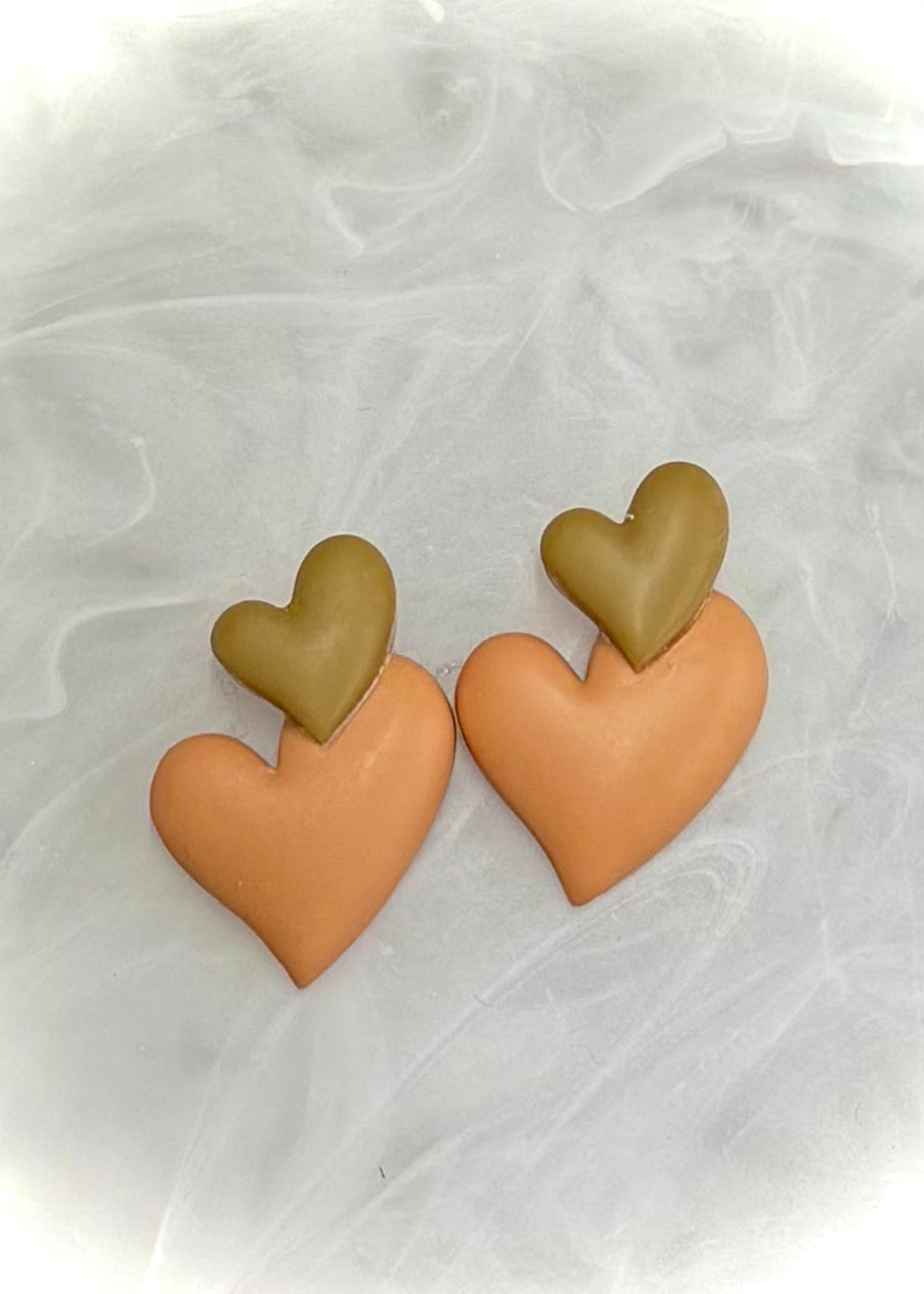Double Heart Cabochons