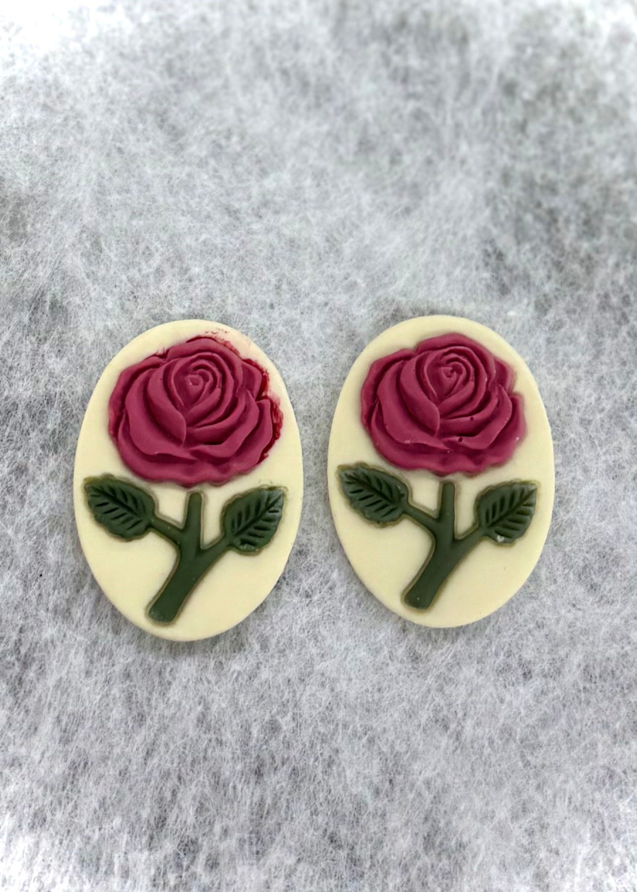 Oval Rose Cabochons
