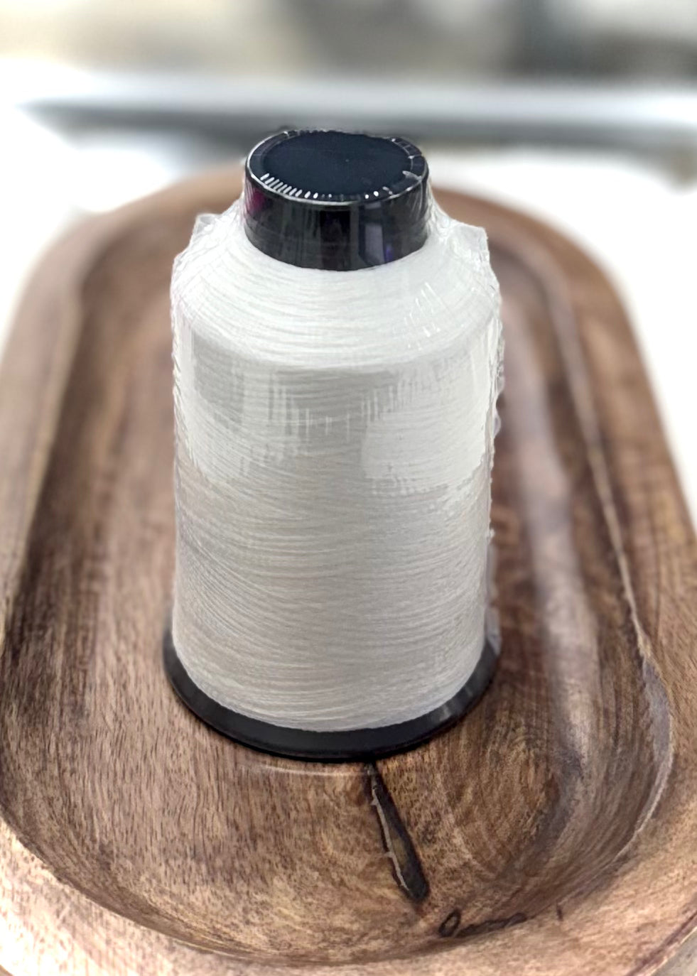 3oz White Beading Thread Cones