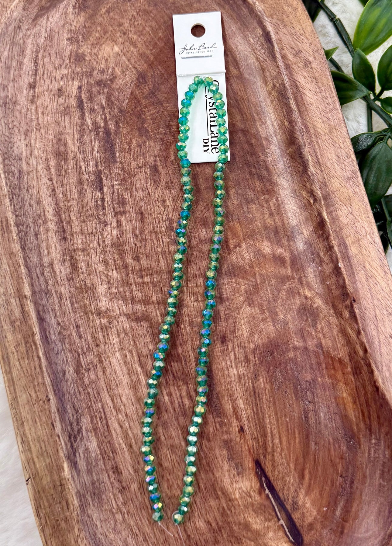 3x4mm Rondelle 2 Strands