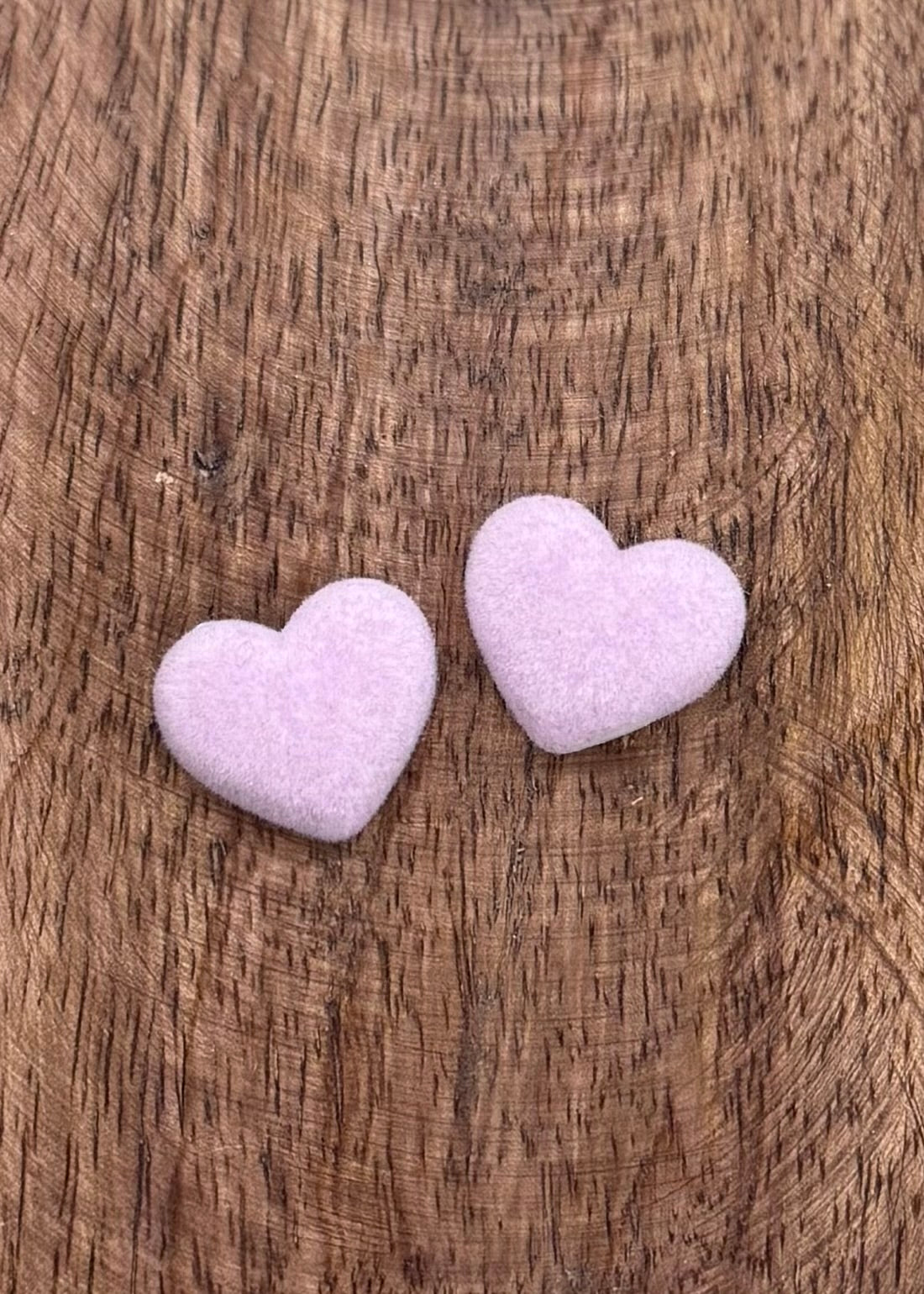 Small Fuzzy Heart Cabochons