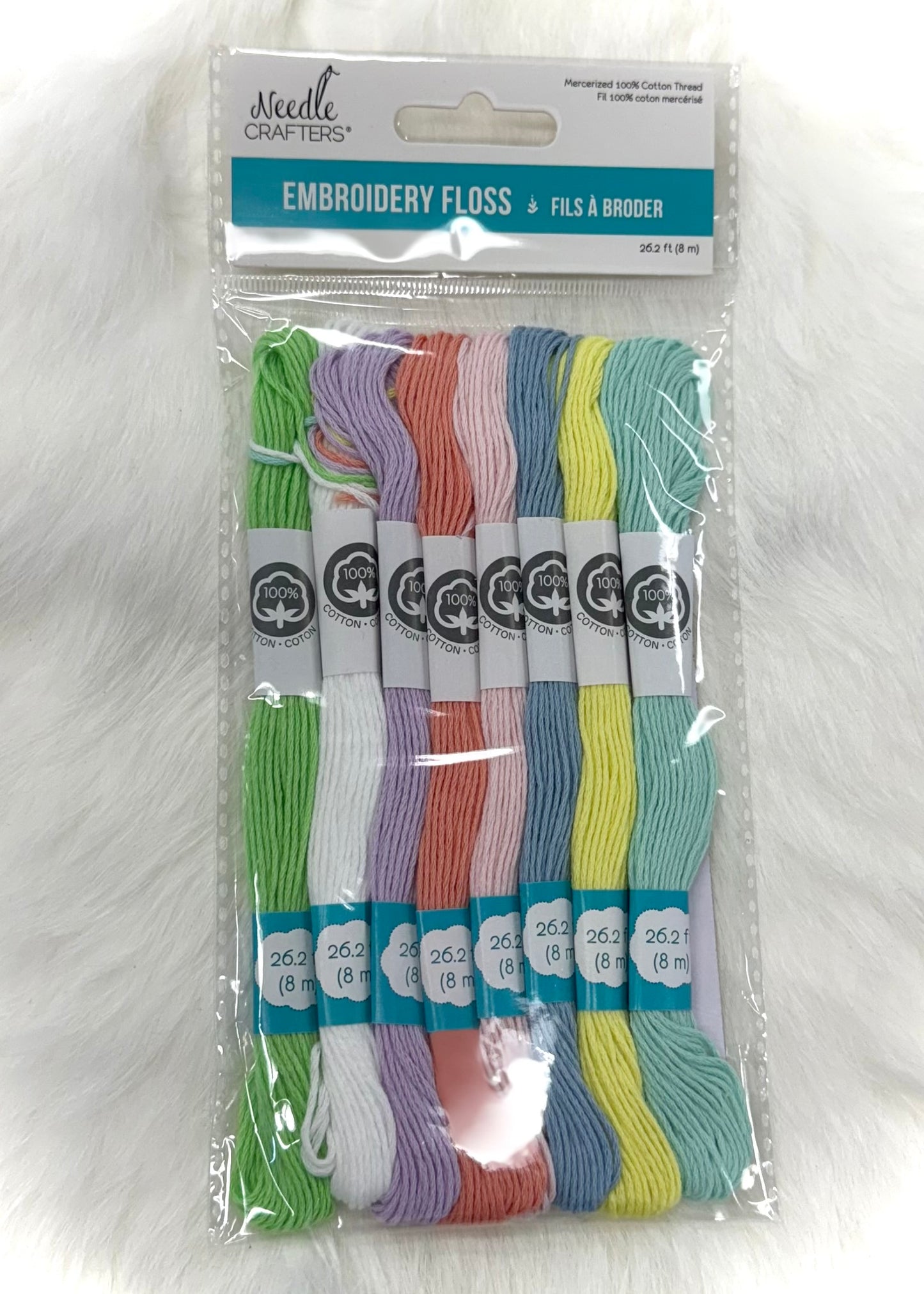 8m Cotton Embroidery Hanks