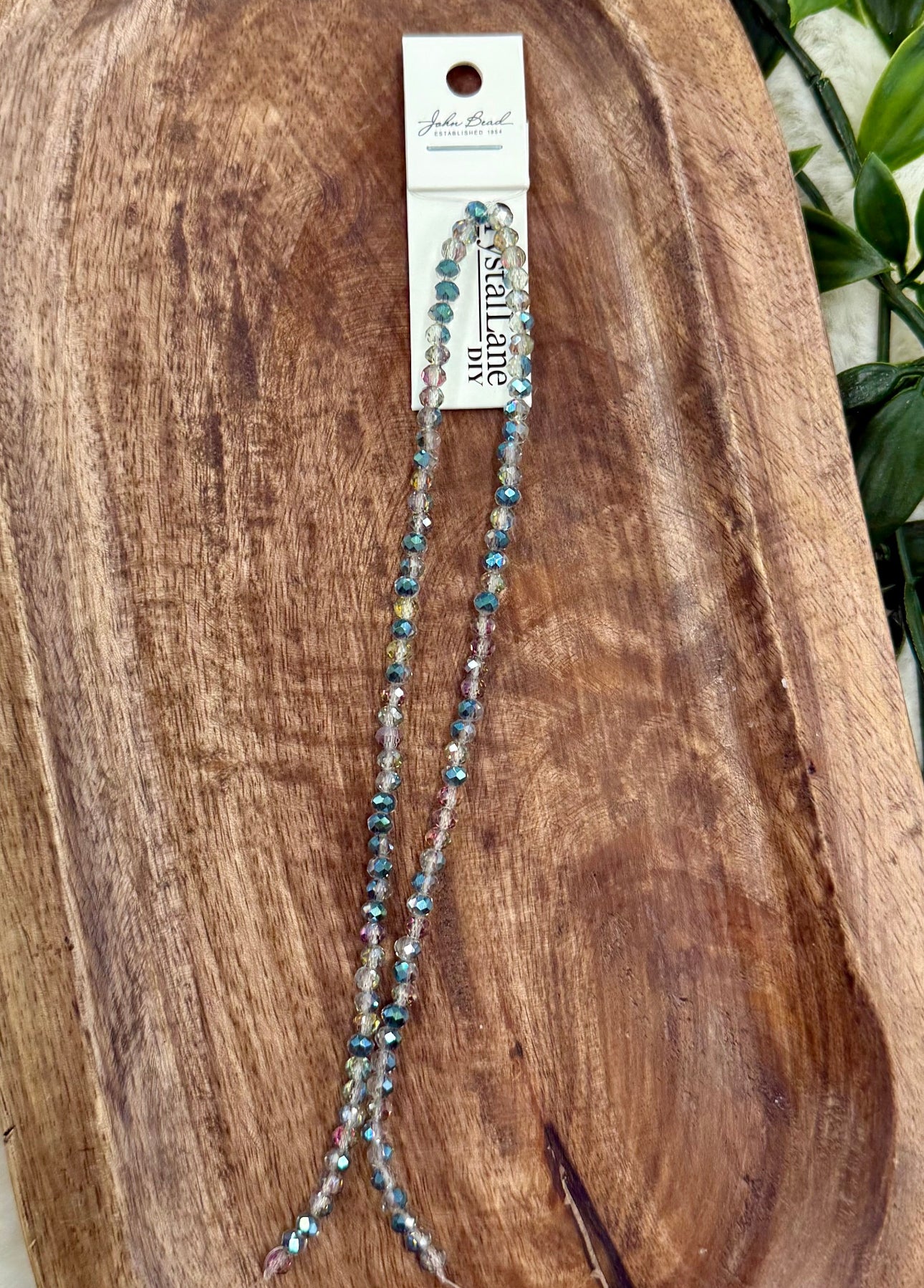 3x4mm Rondelle 2 Strands
