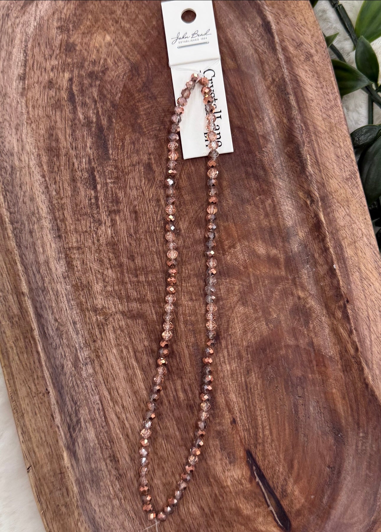 3x4mm Rondelle 2 Strands