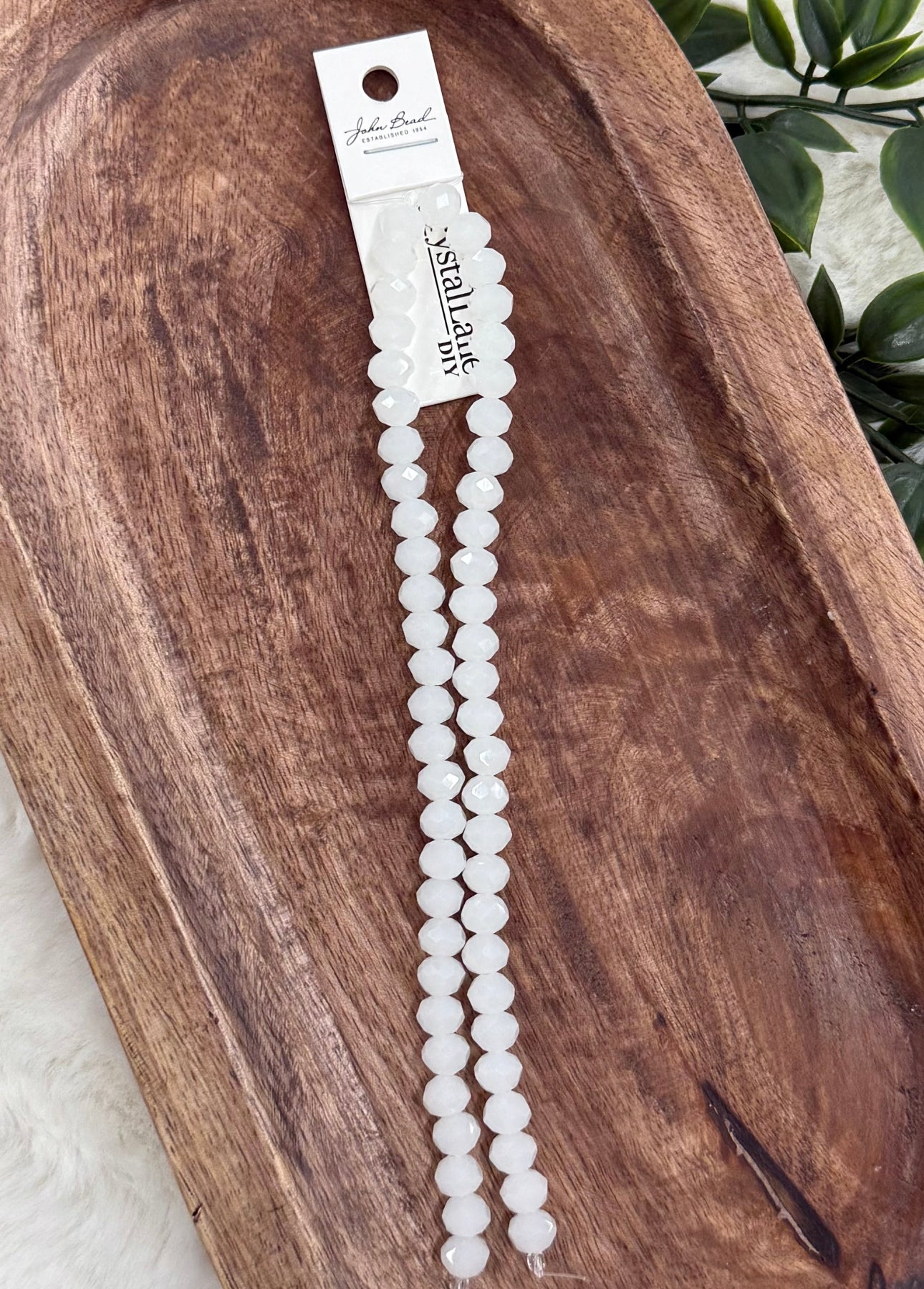 6x8mm Rondelle 2 Strands