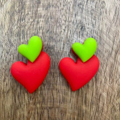 Double Heart Cabochons