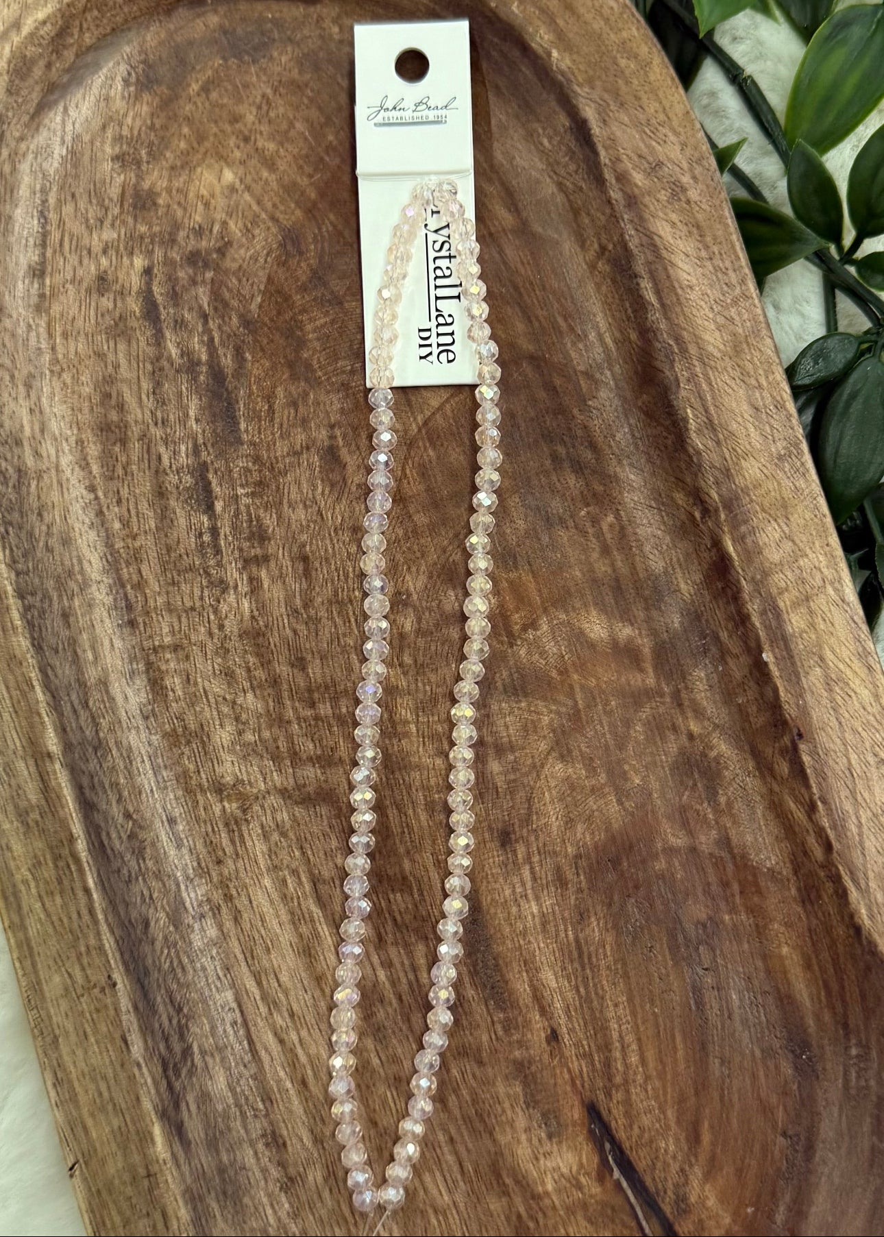3x4mm Rondelle 2 Strands