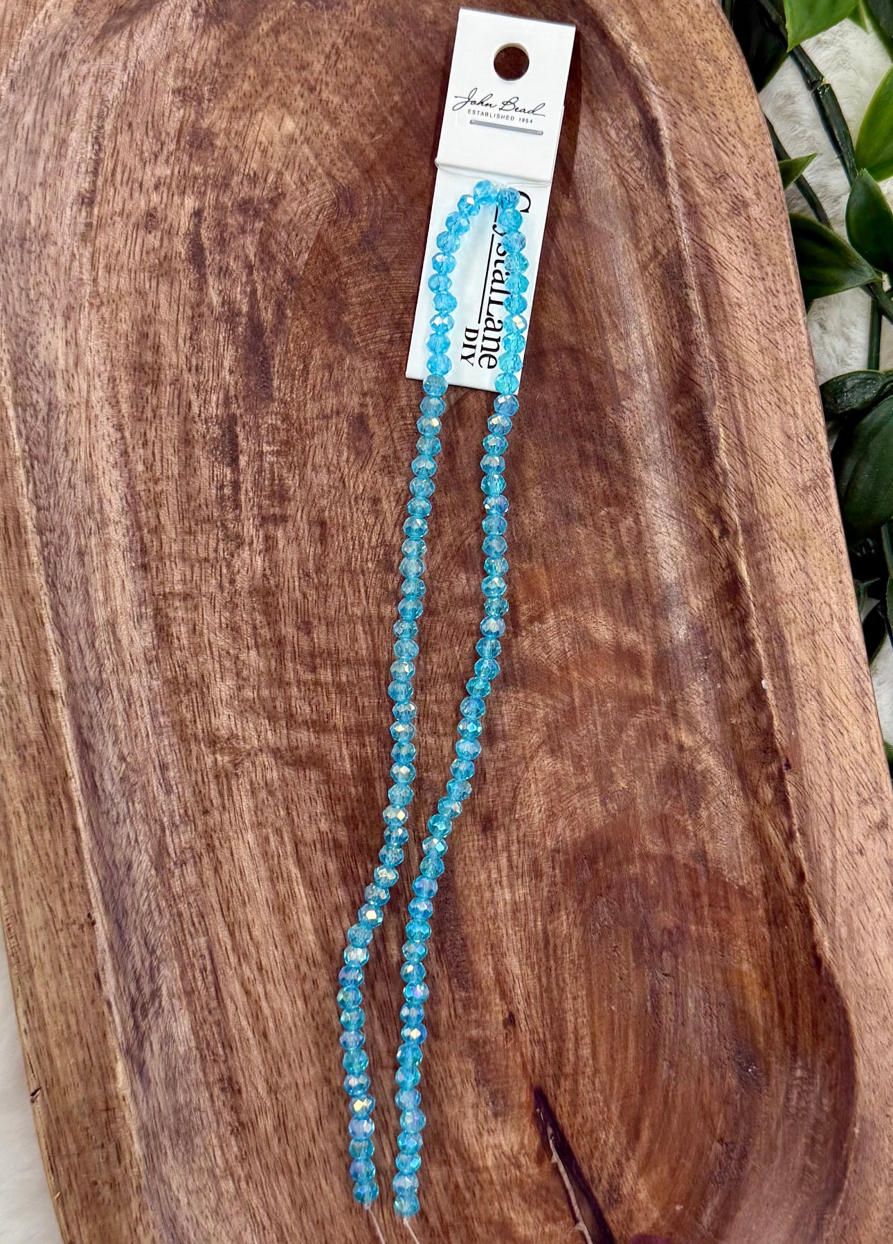 3x4mm Rondelle 2 Strands
