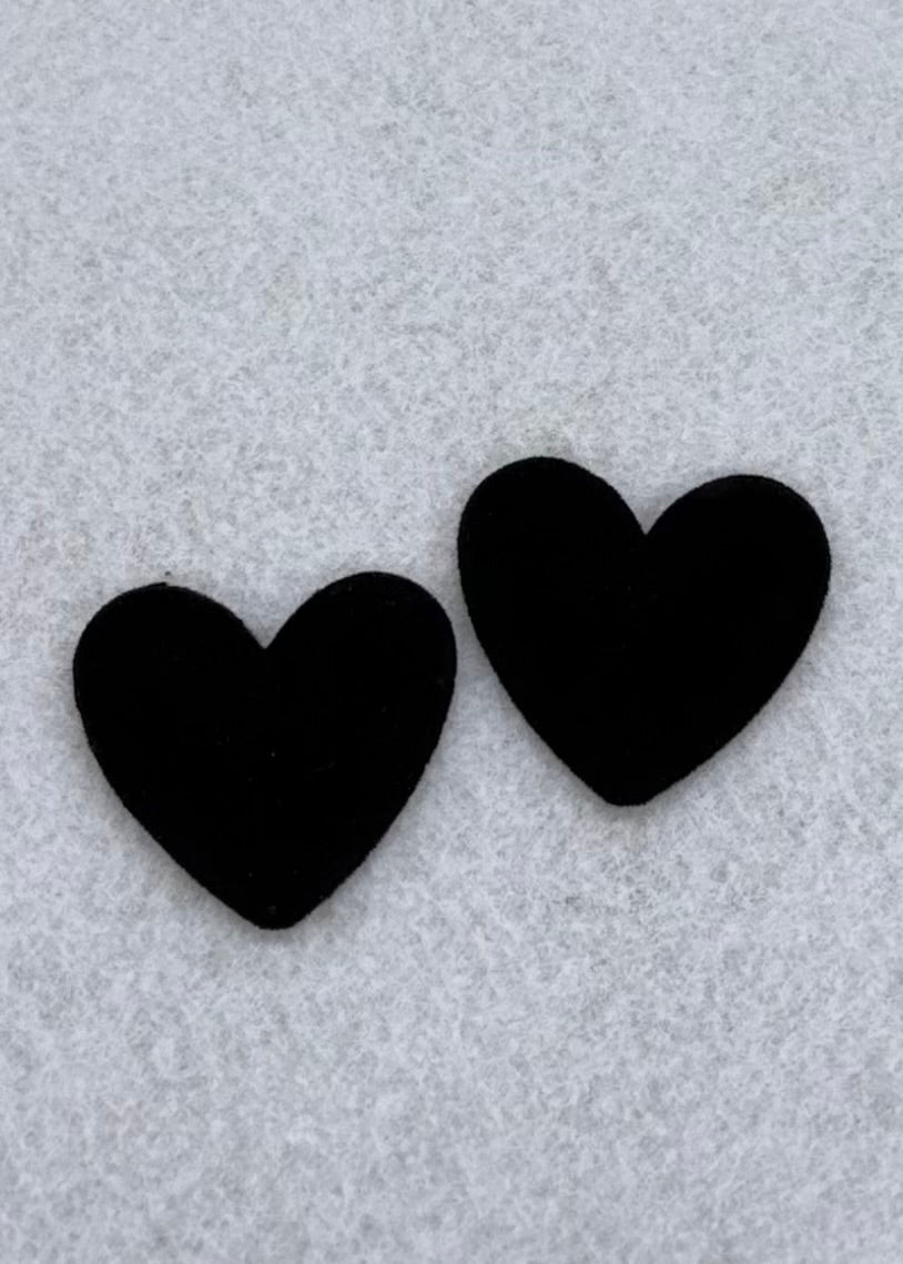 Medium Velvet Heart Cabochons