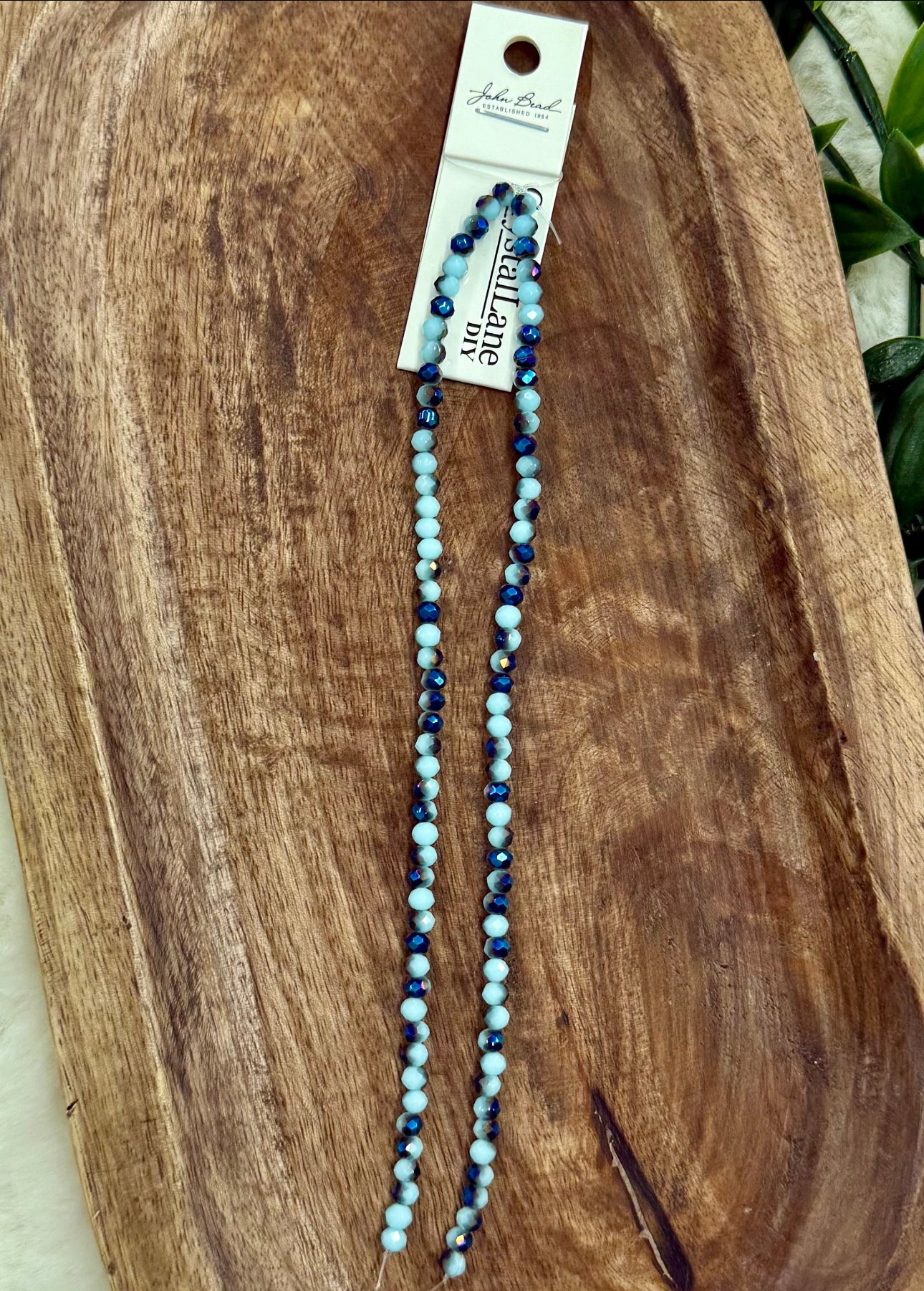 3x4mm Rondelle 2 Strands