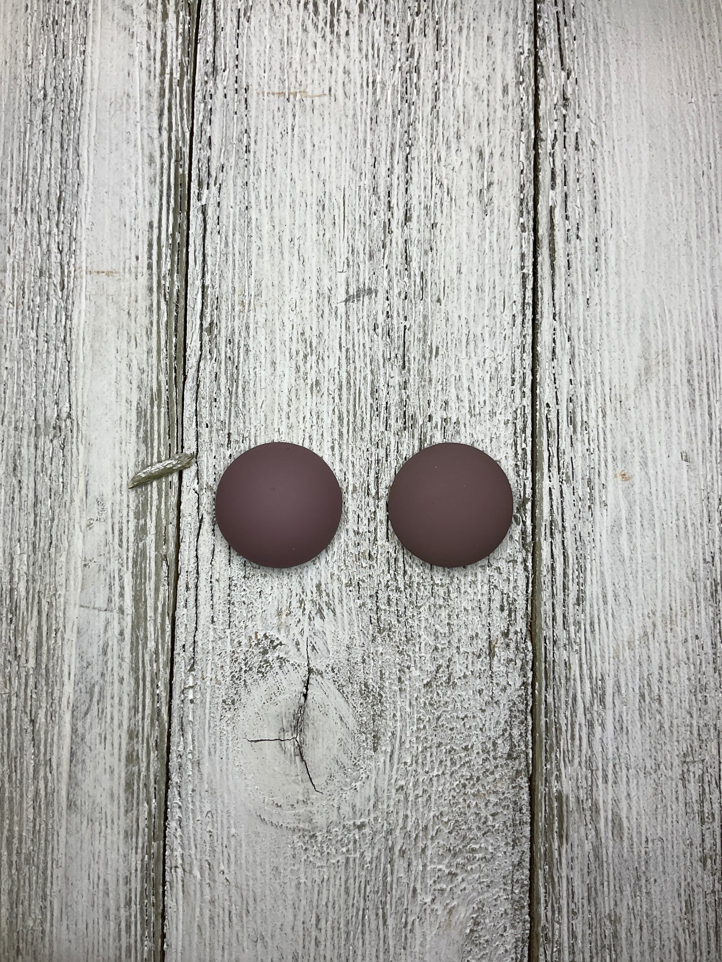 Large Circle Matte Cabochon
