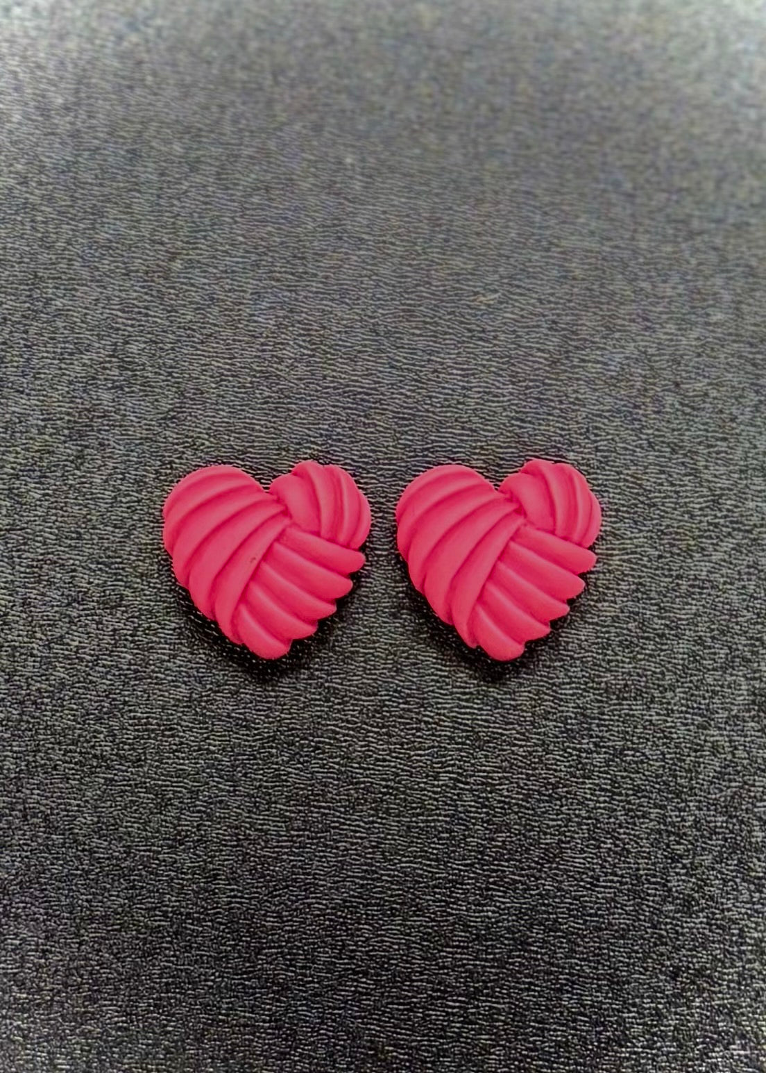 Yarn Heart Cabochons