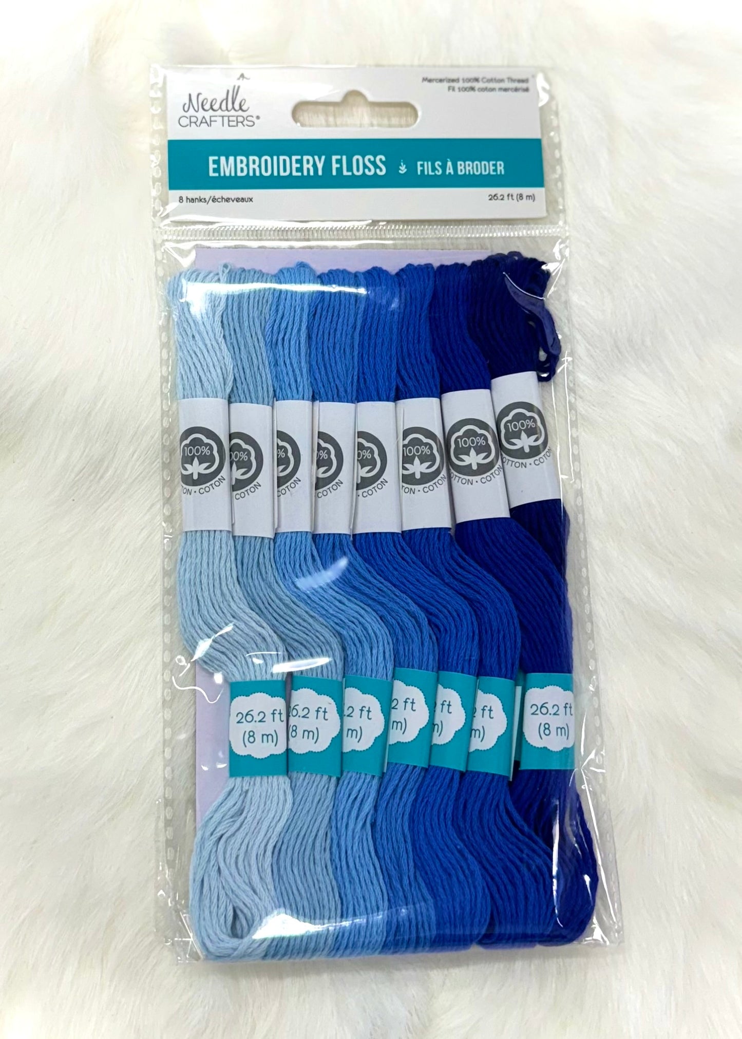 8m Cotton Embroidery Hanks
