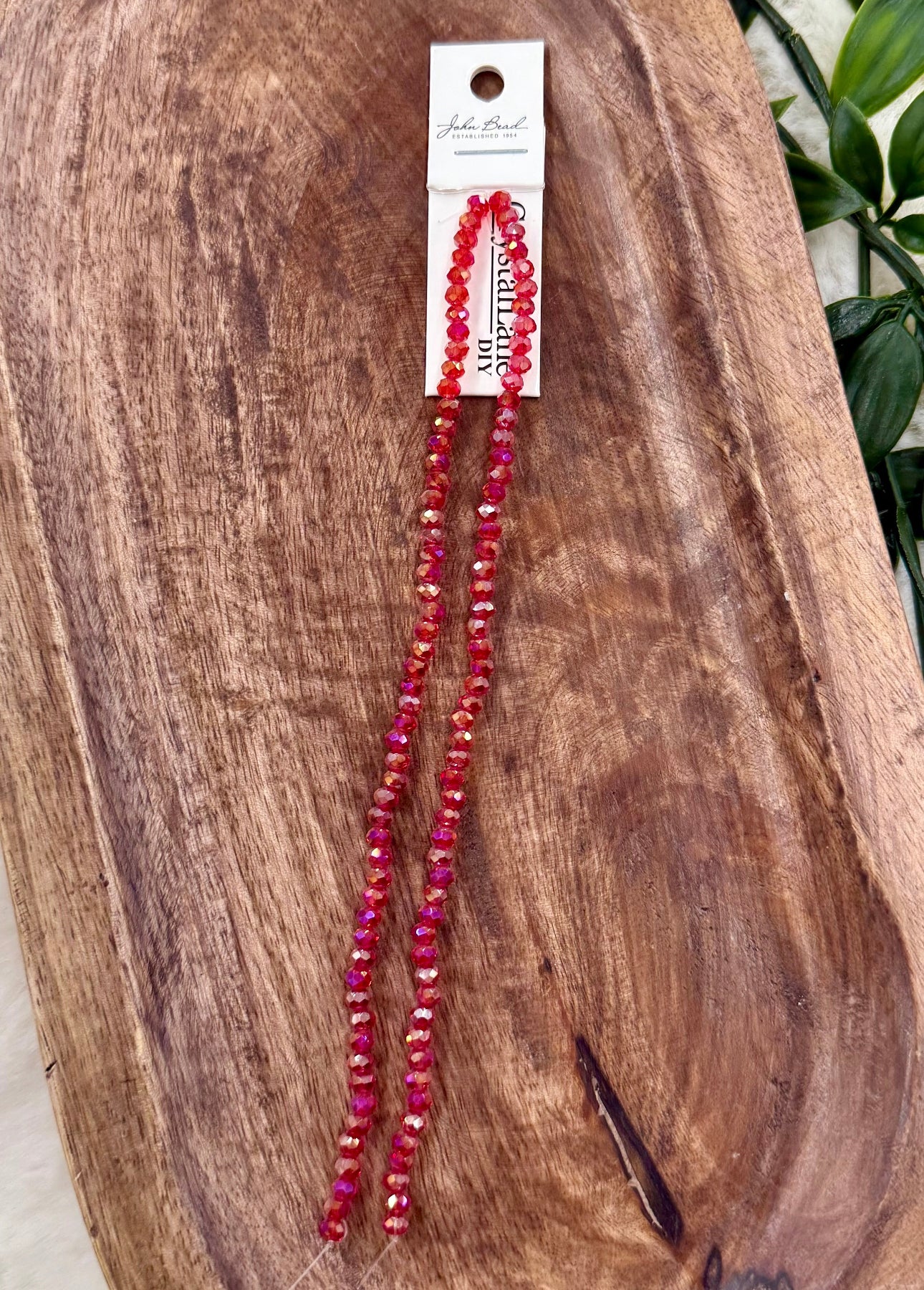 3x4mm Rondelle 2 Strands