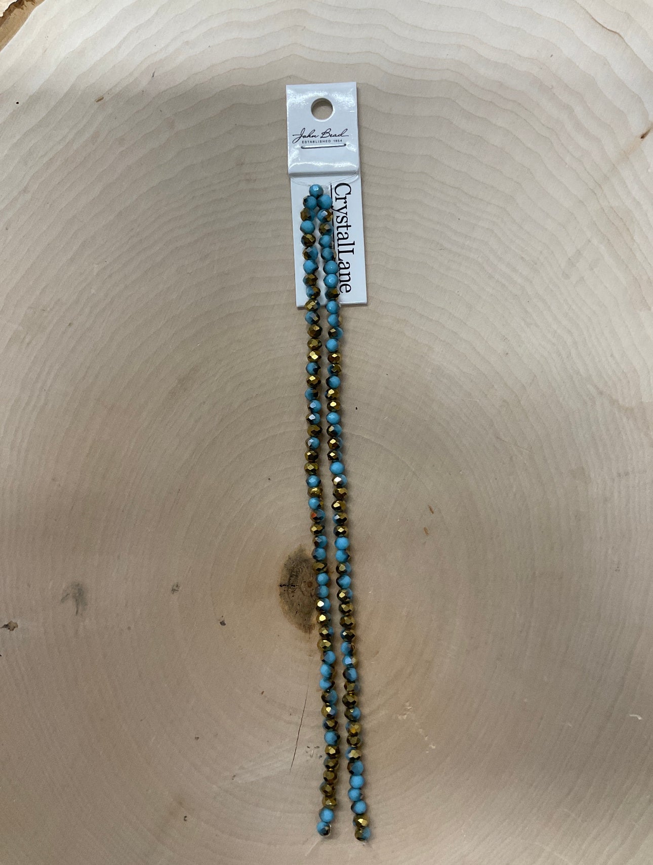 3x4mm Rondelle 2 Strands