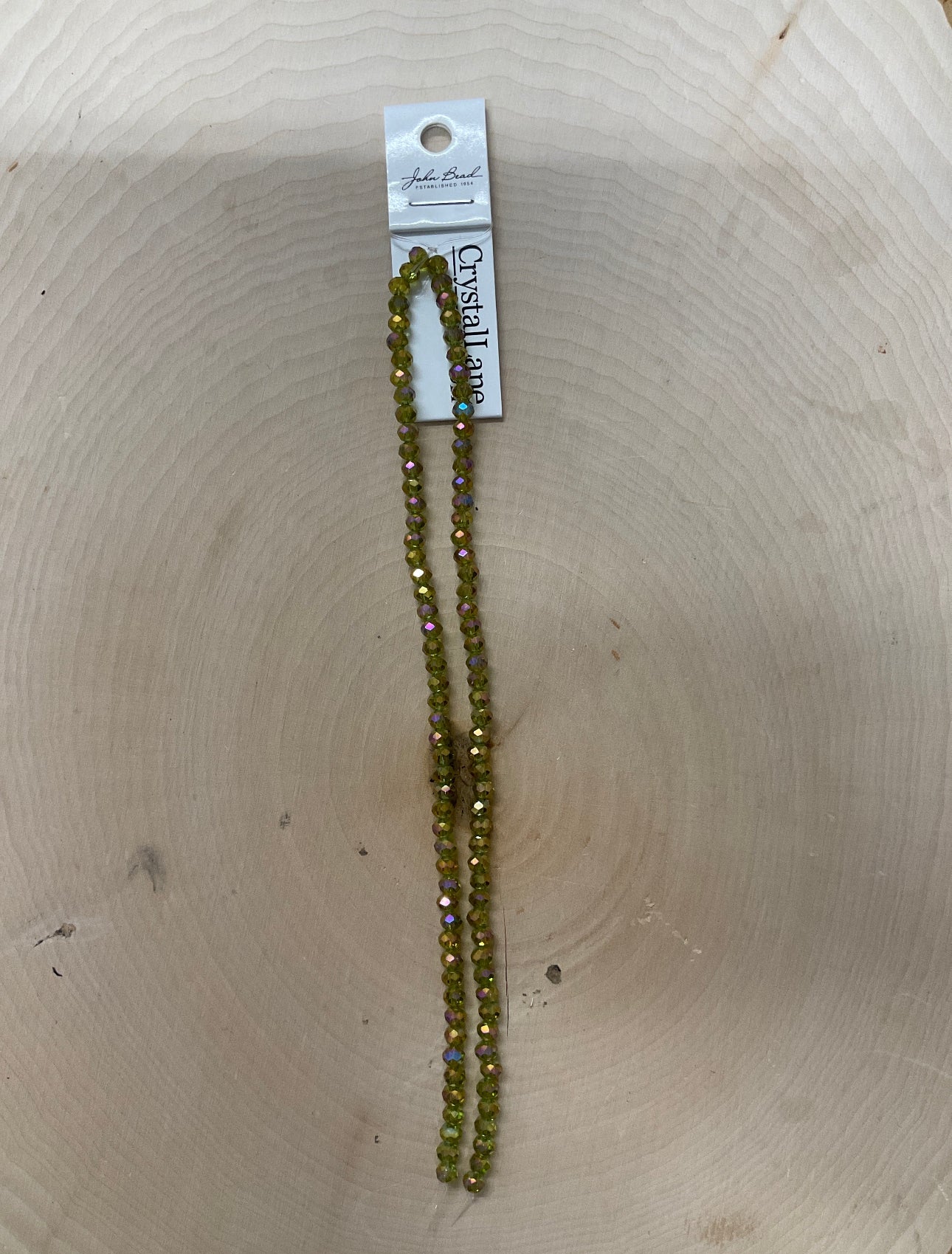 3x4mm Rondelle 2 Strands