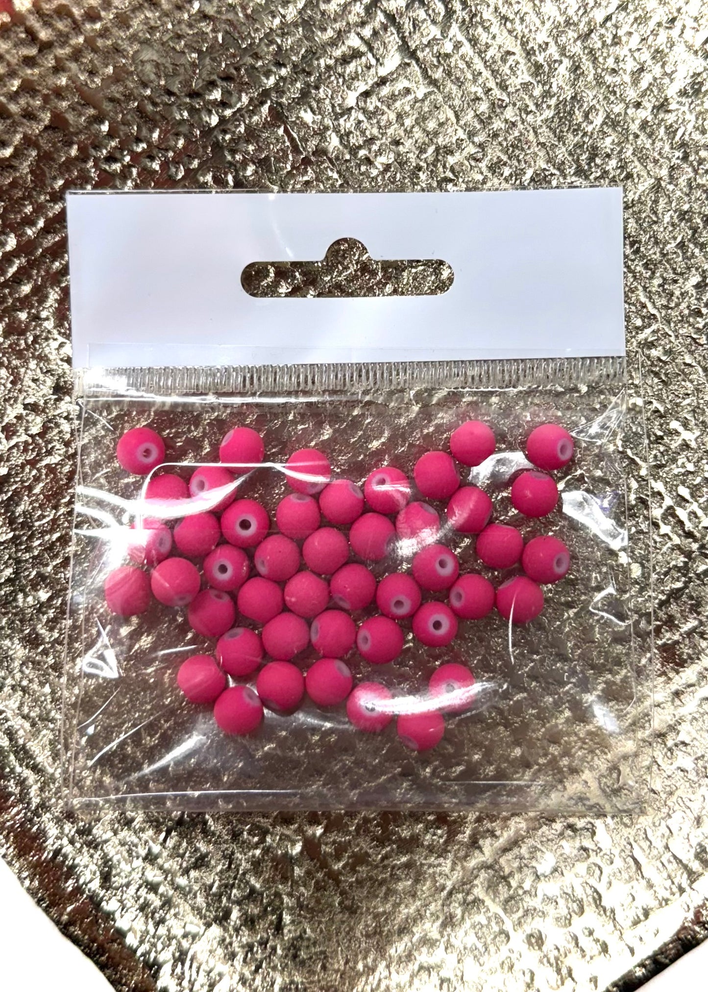 Matte Glass Beads 6mm