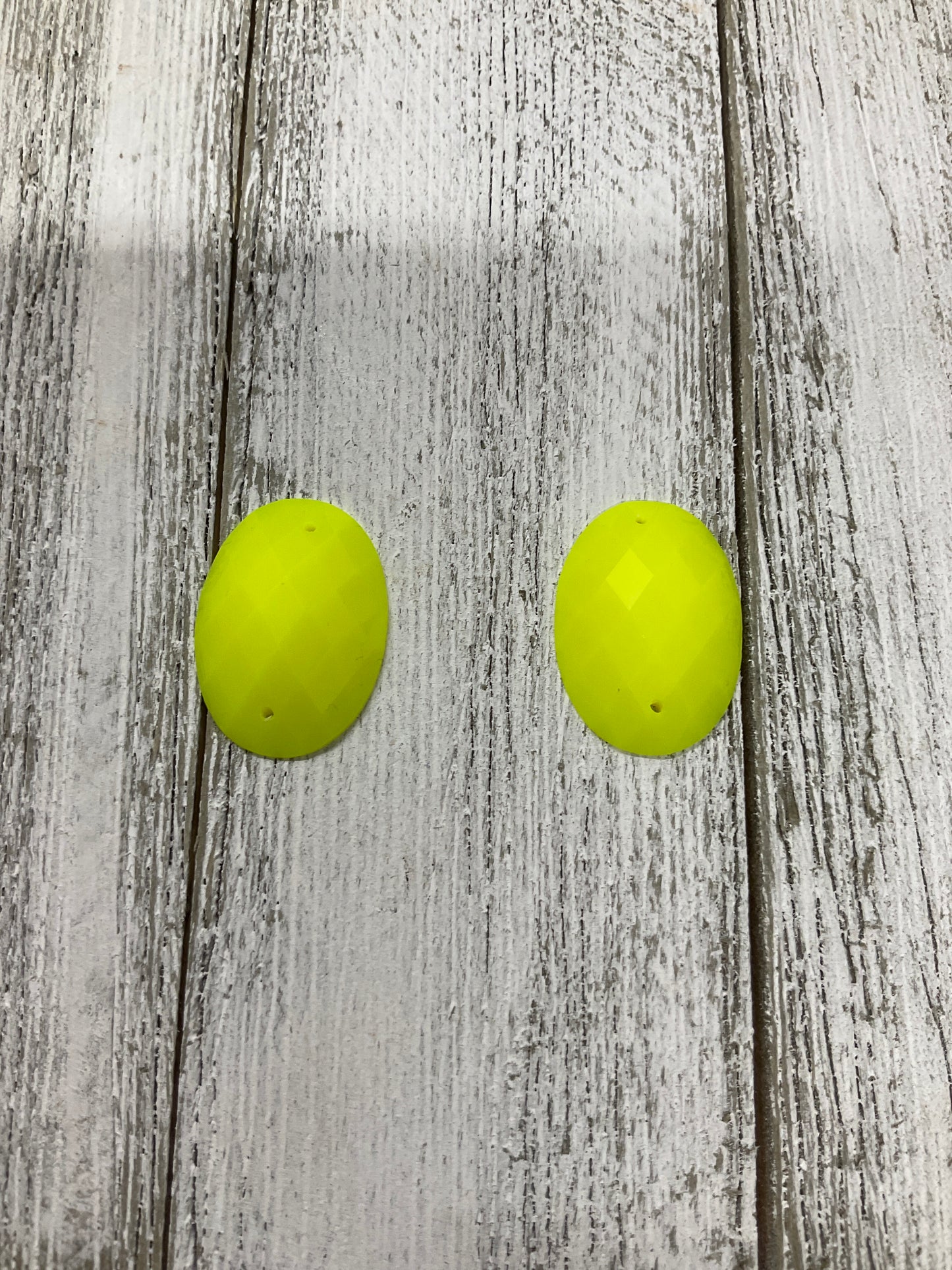 Neon Checkered Cabochons