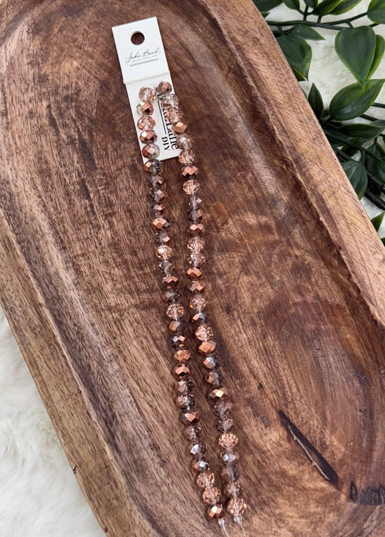 6x8mm Rondelle 2 Strands