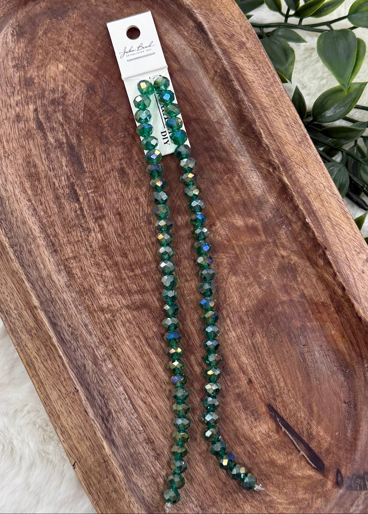 6x8mm Rondelle 2 Strands