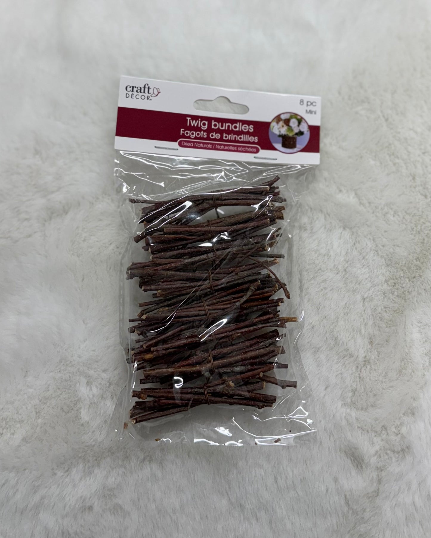 3” Mini Twig Bundles 8PC