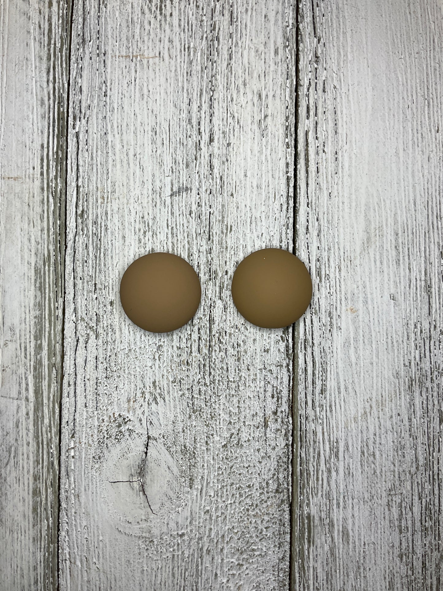 Large Circle Matte Cabochon