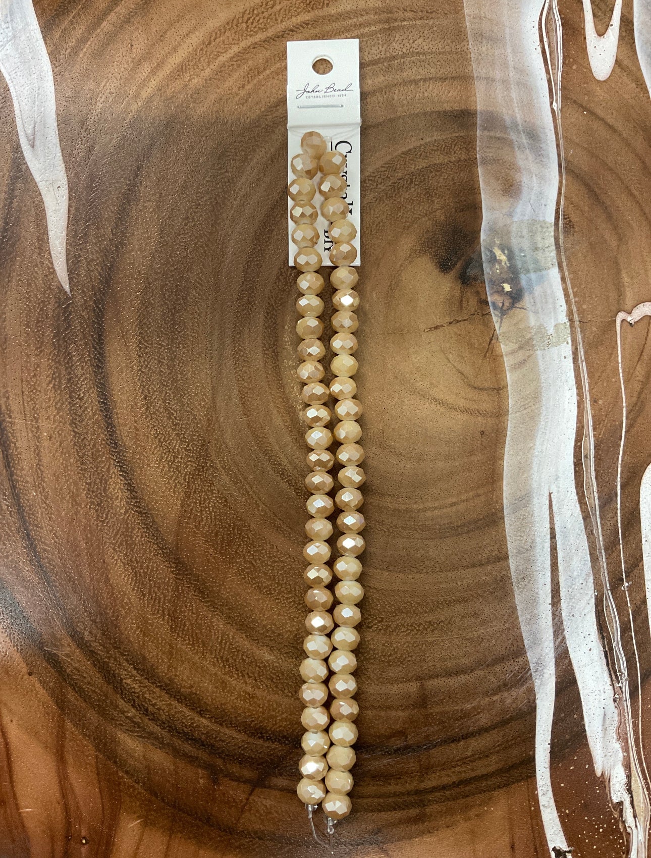 6x8mm Rondelle 2 Strands