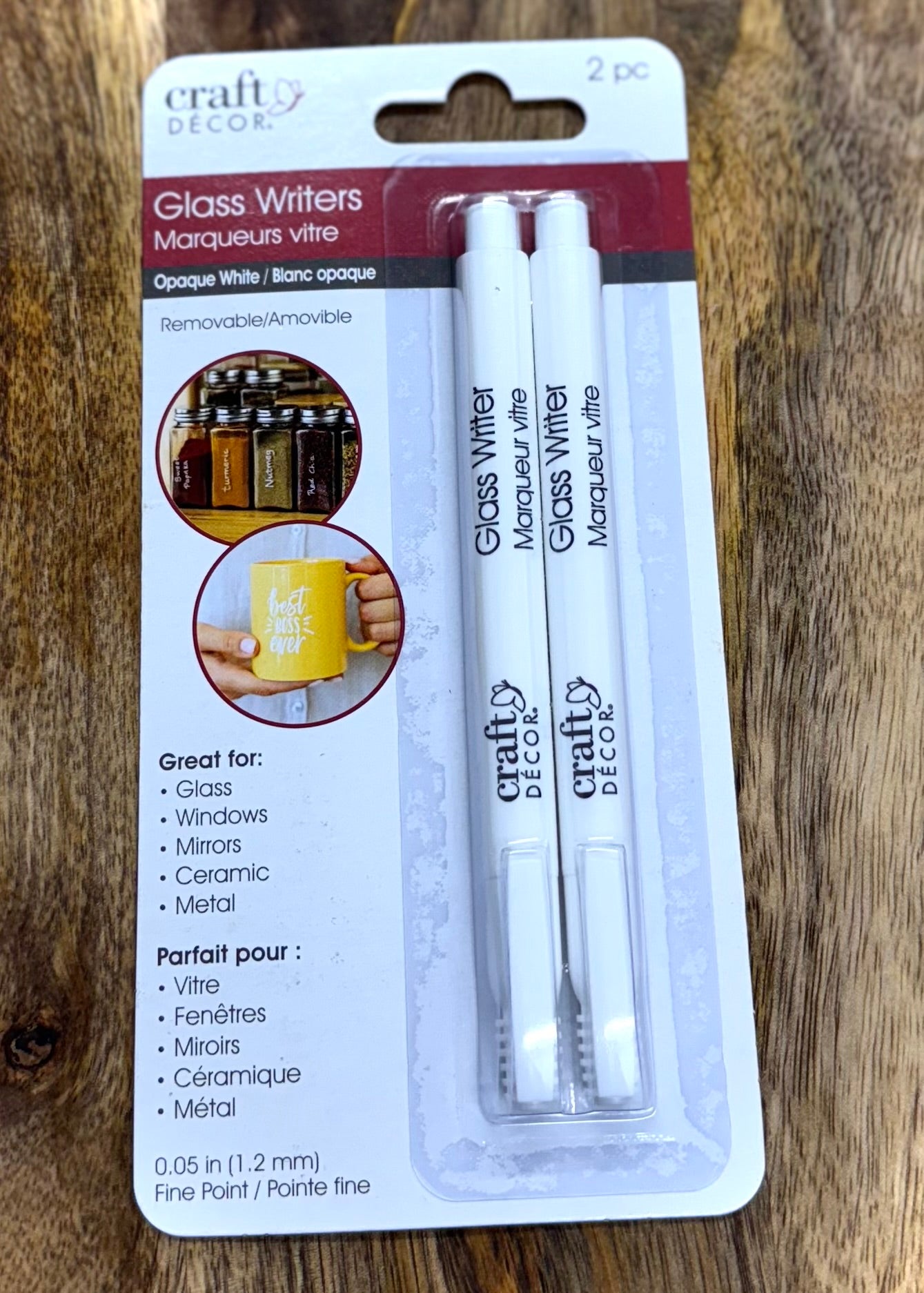2 Pack Glass Writers
