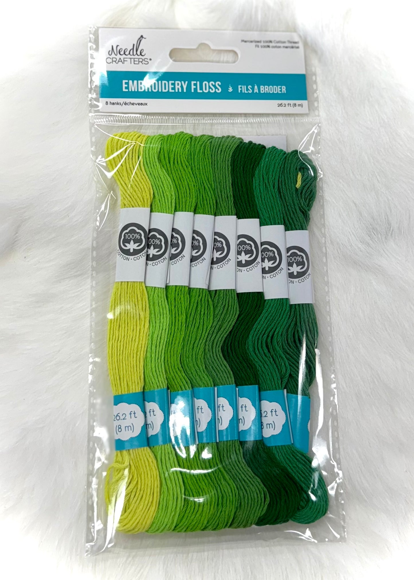 8m Cotton Embroidery Hanks