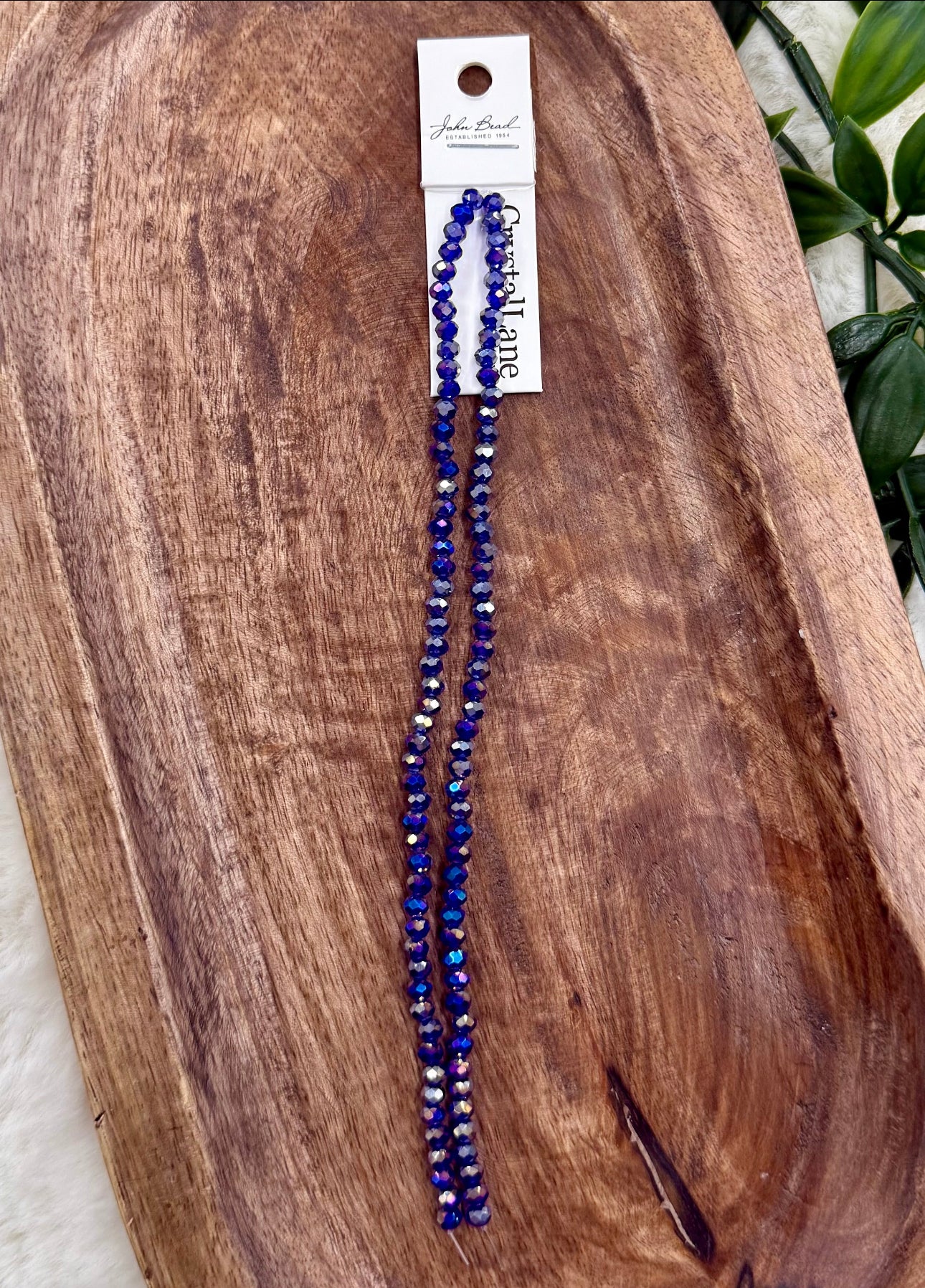 3x4mm Rondelle 2 Strands