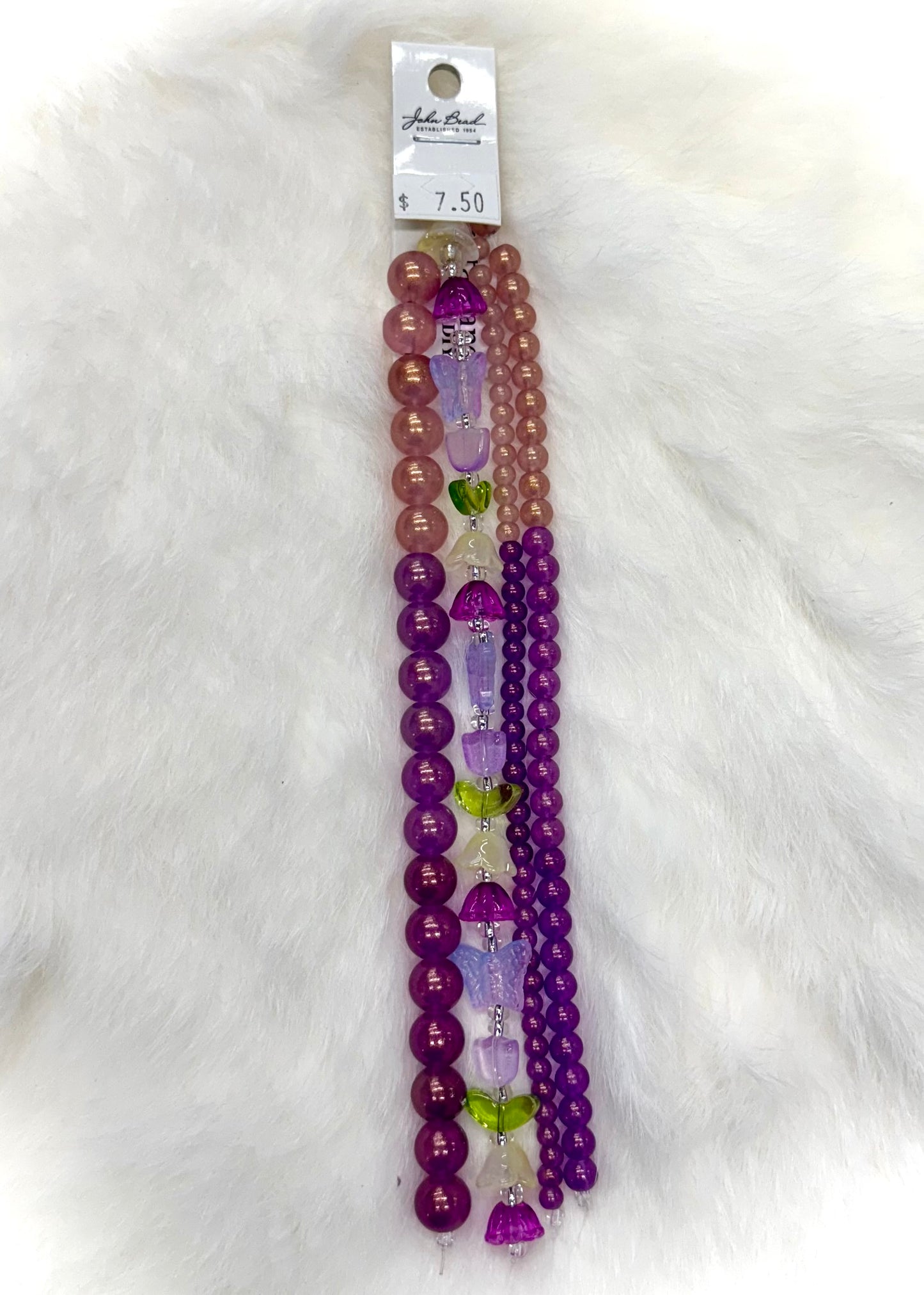 DIY Flower 7IN Tulips & Butterfly Mix 4 Strand