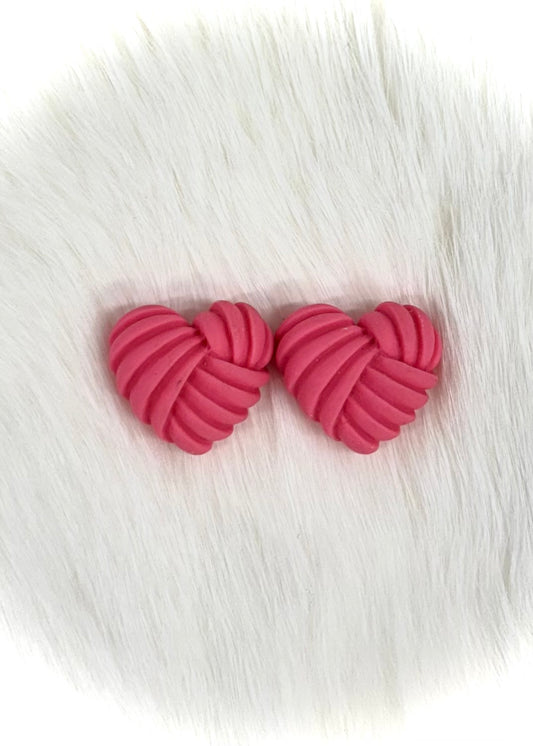 Yarn Heart Cabochons