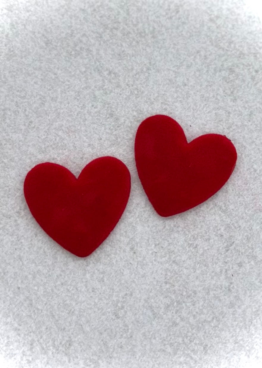 Medium Velvet Heart Cabochons