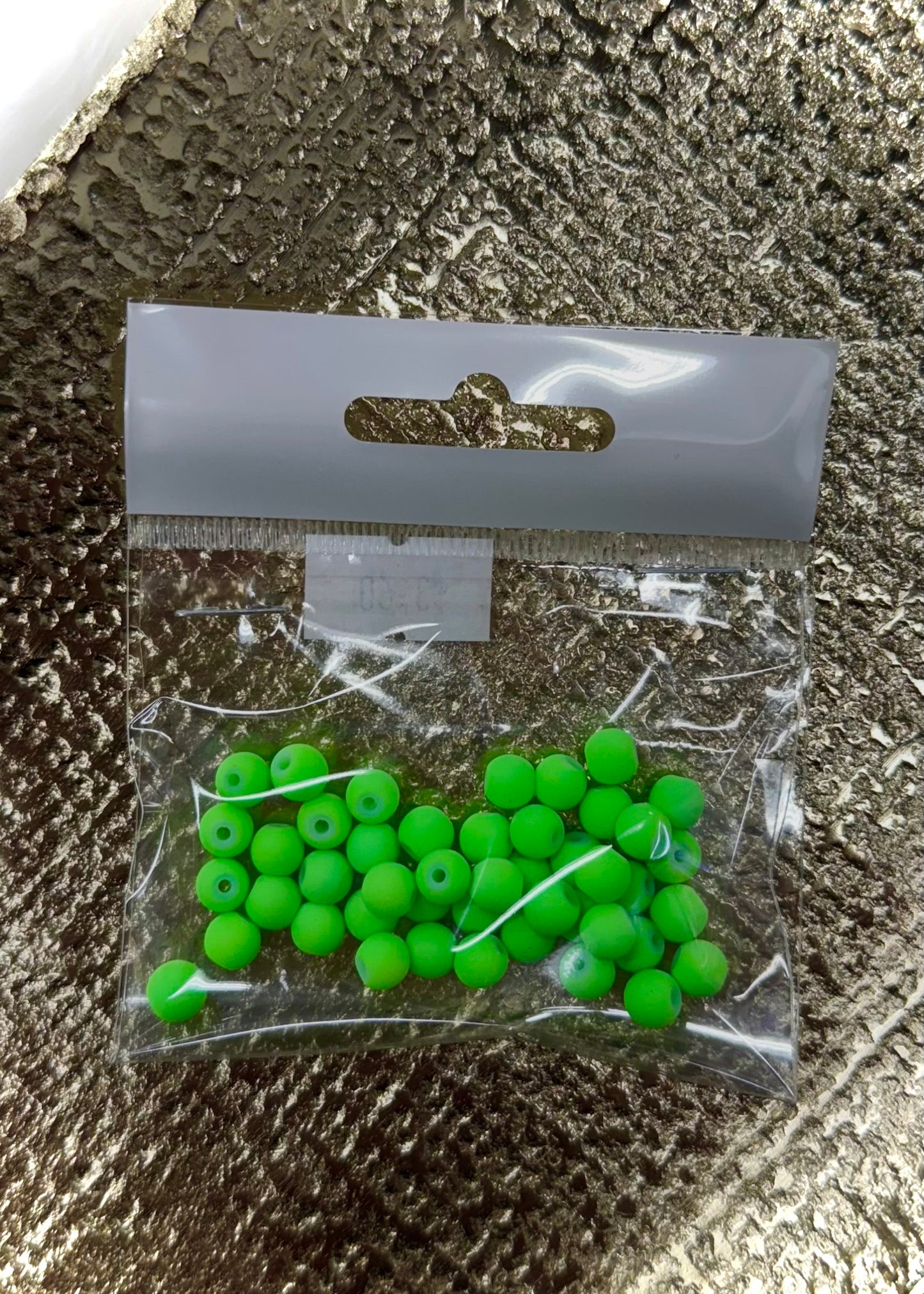 Matte Glass Beads 6mm