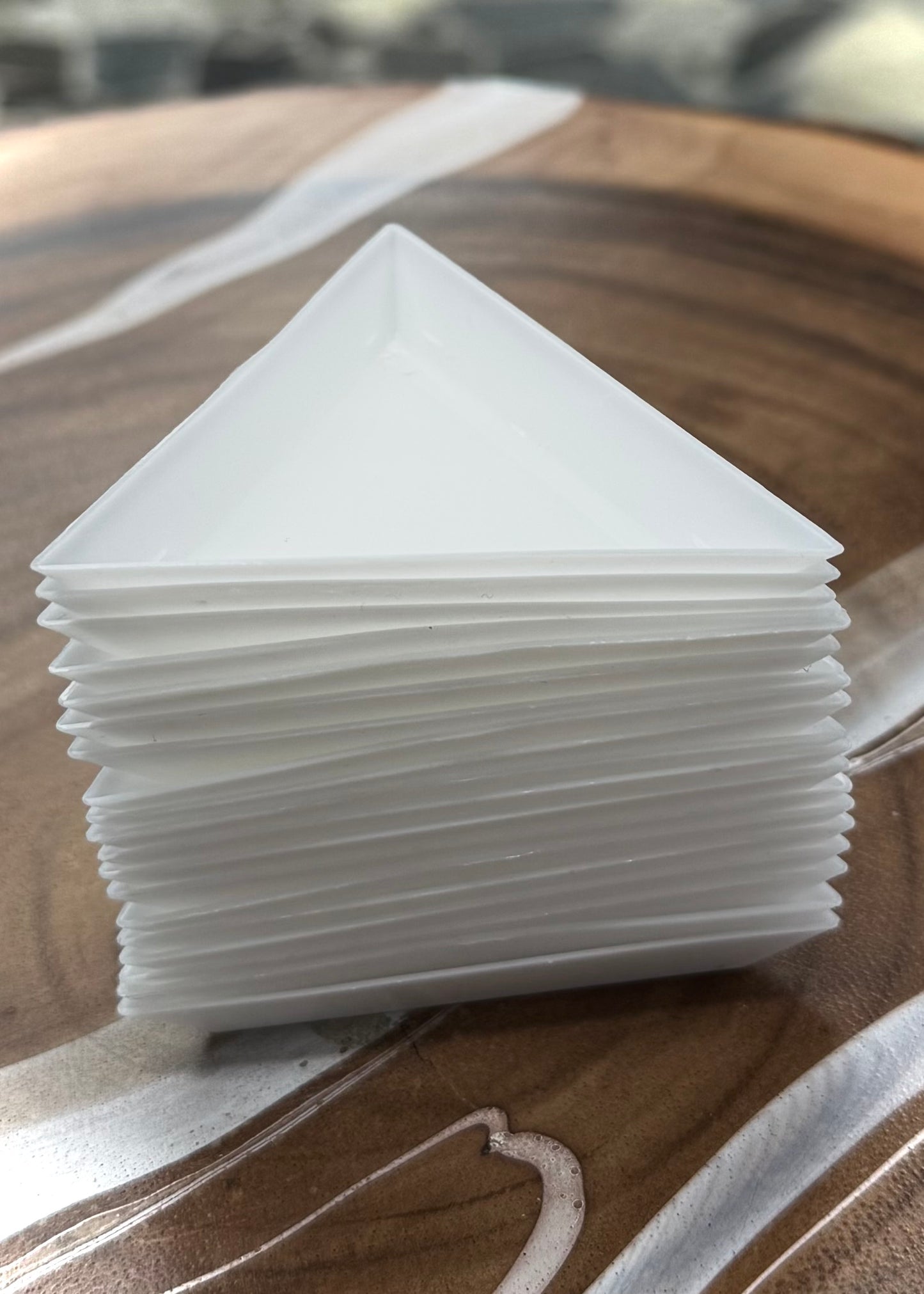Triangle Plastic Bead Tray