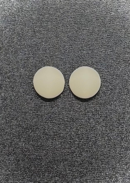Small Matte Circle Cabochons