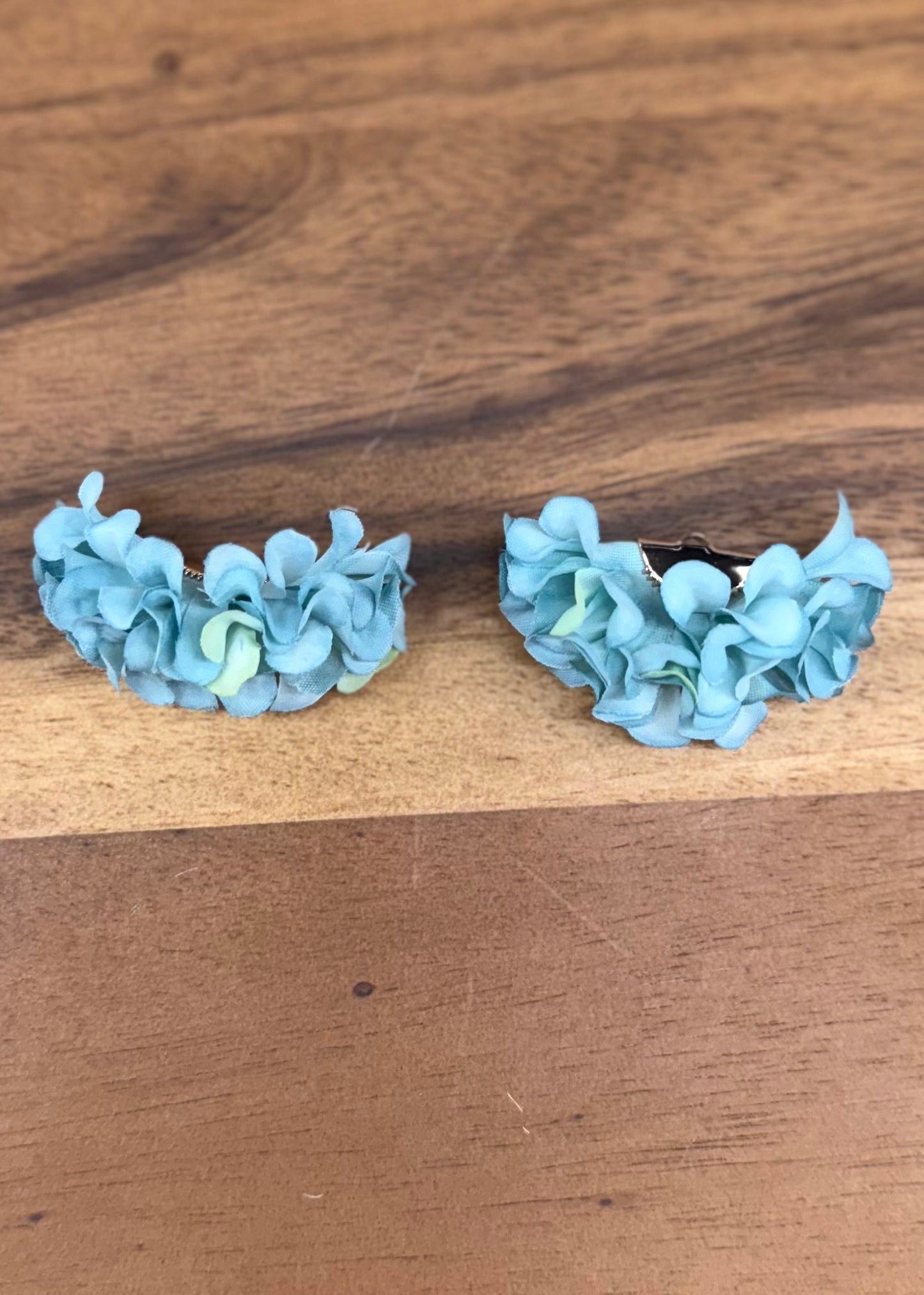 Ruffled Fabric Flower Tassels