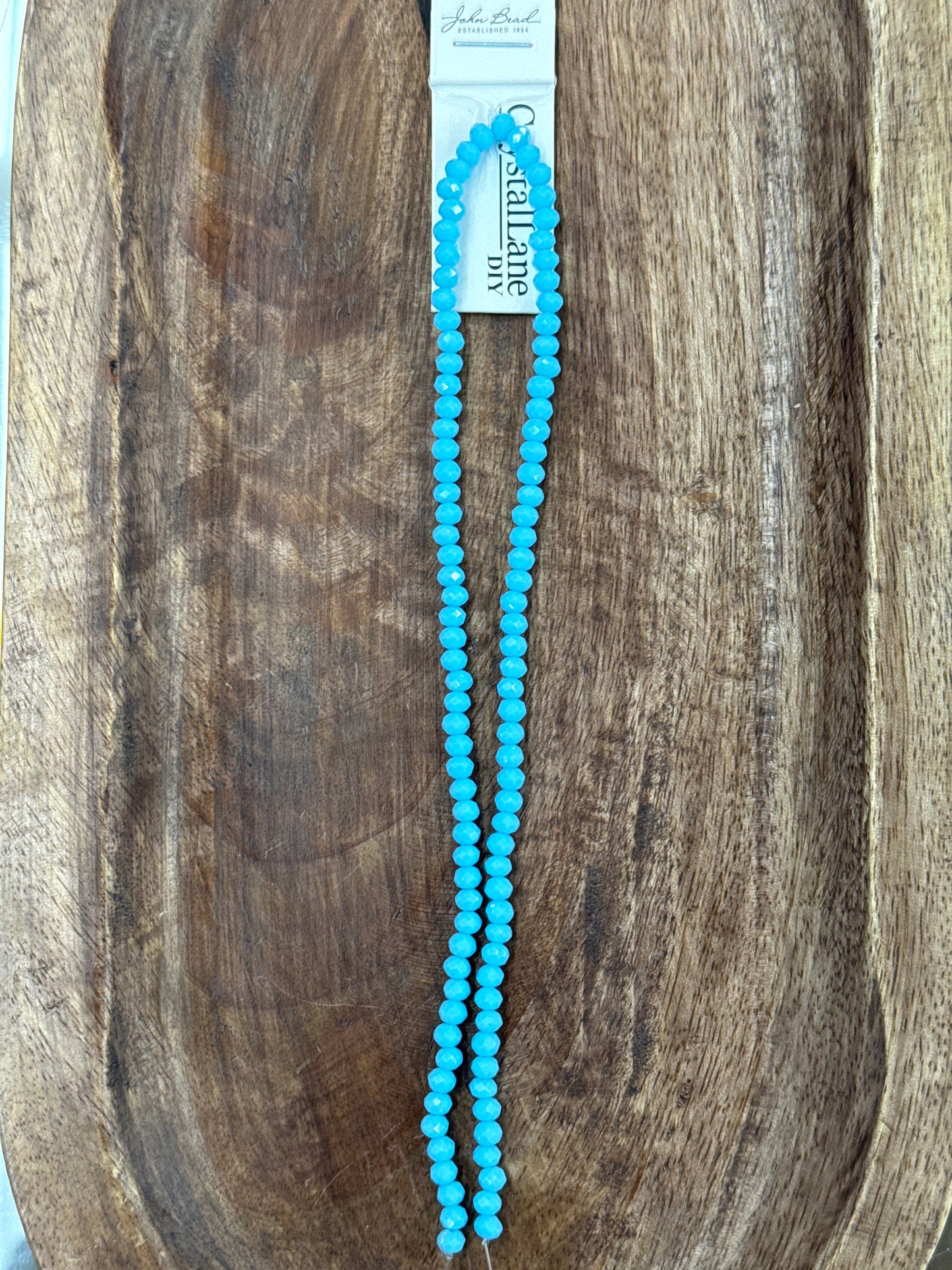3x4mm Rondelle 2 Strands