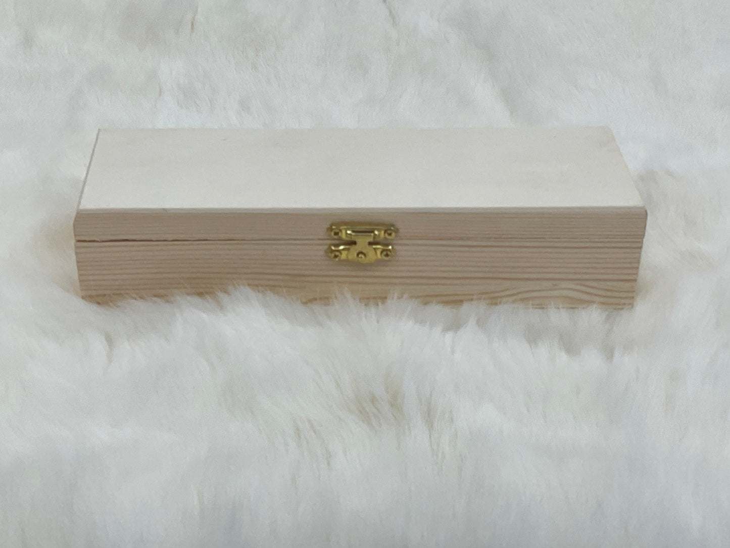Wooden Rectangle Craft Boxes