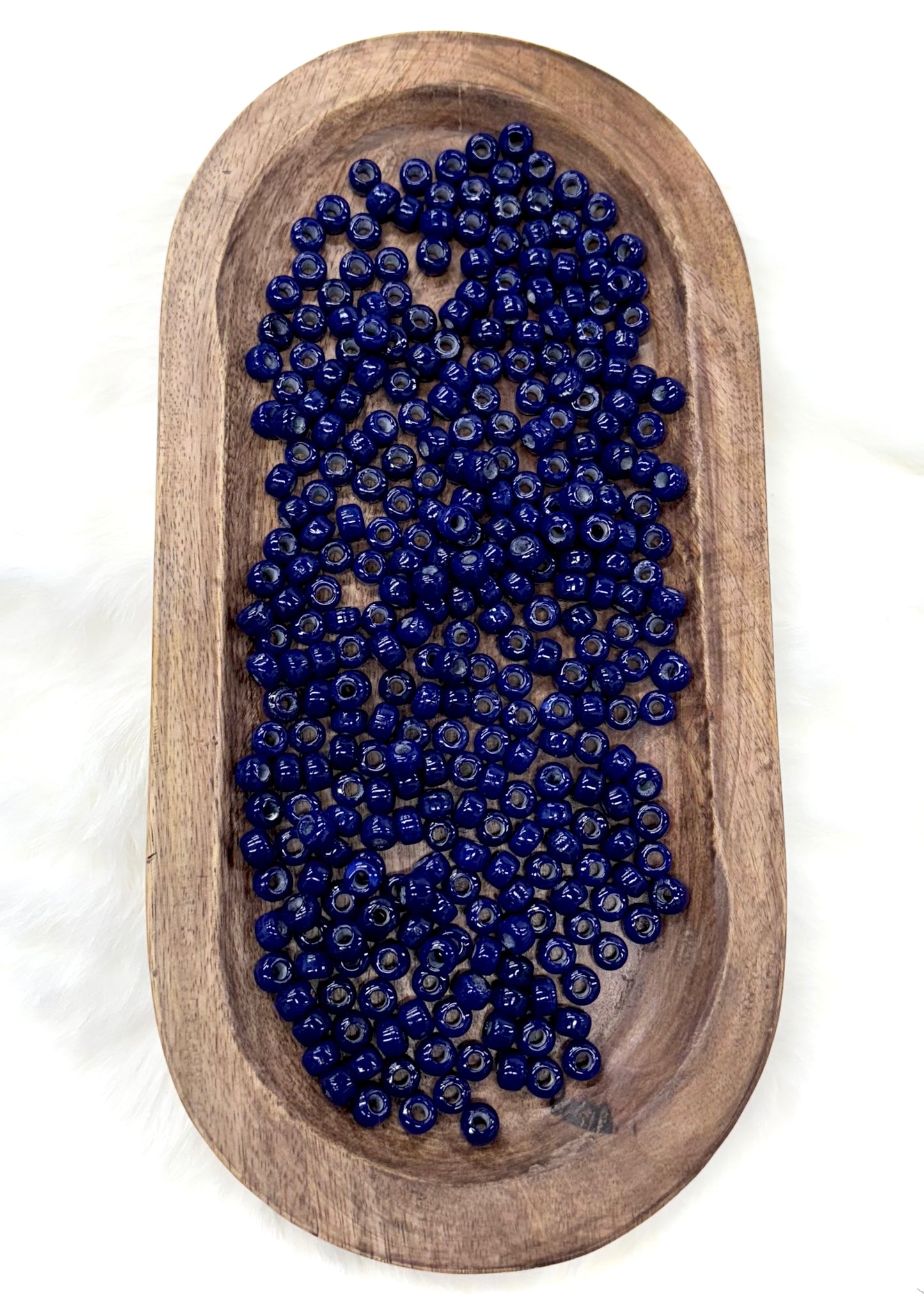 Glass Pony Beads