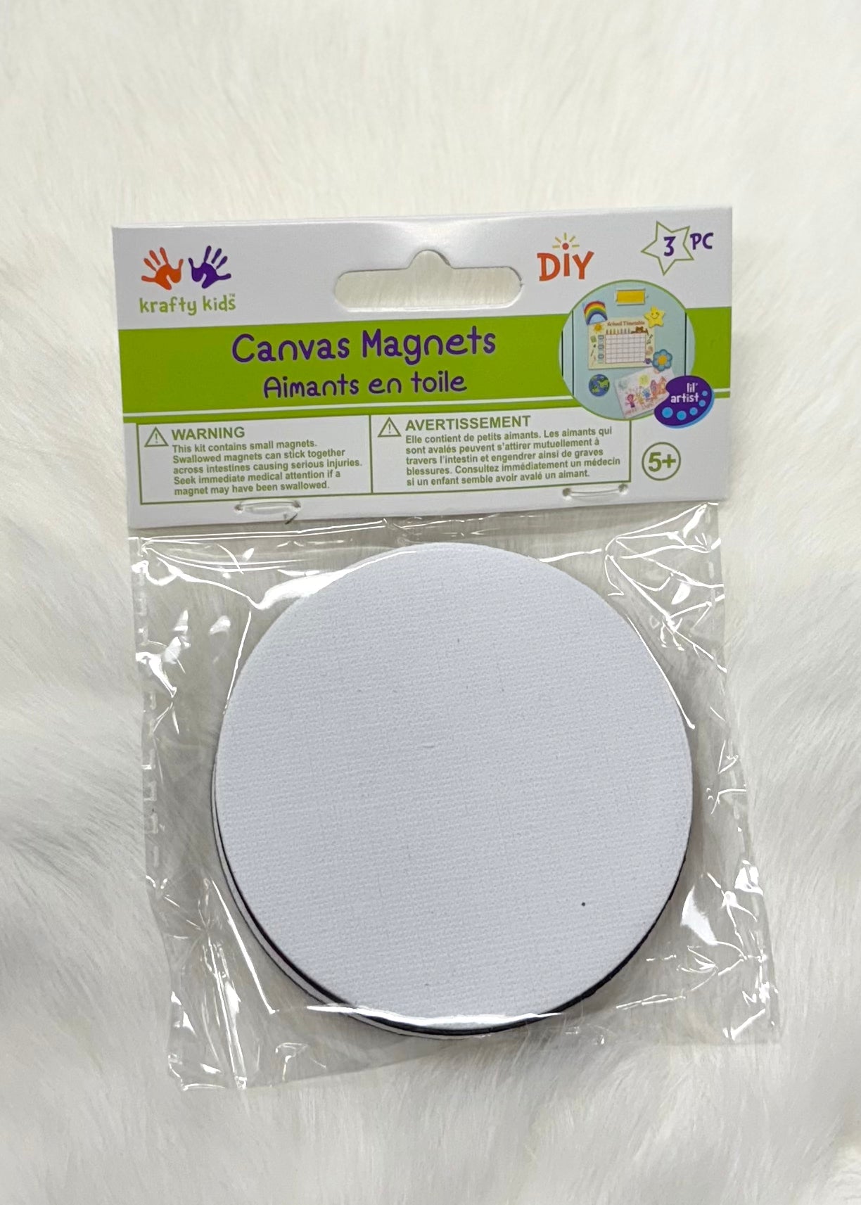 Geometrical Shape Canvas Magnet 3 Piece