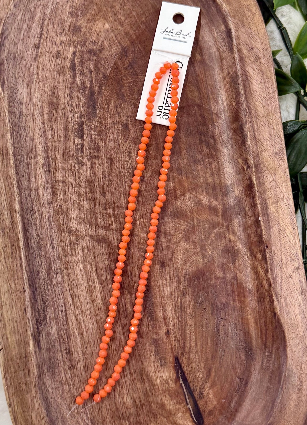 3x4mm Rondelle 2 Strands
