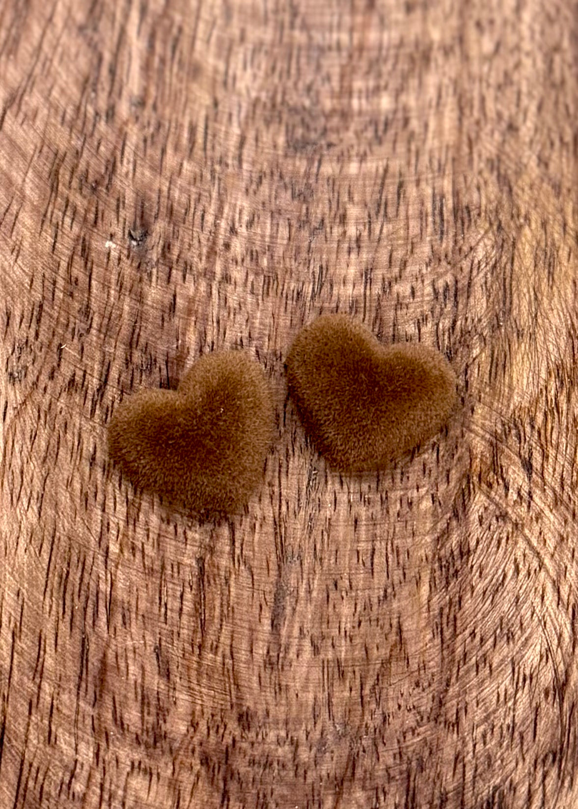 Small Fuzzy Heart Cabochons