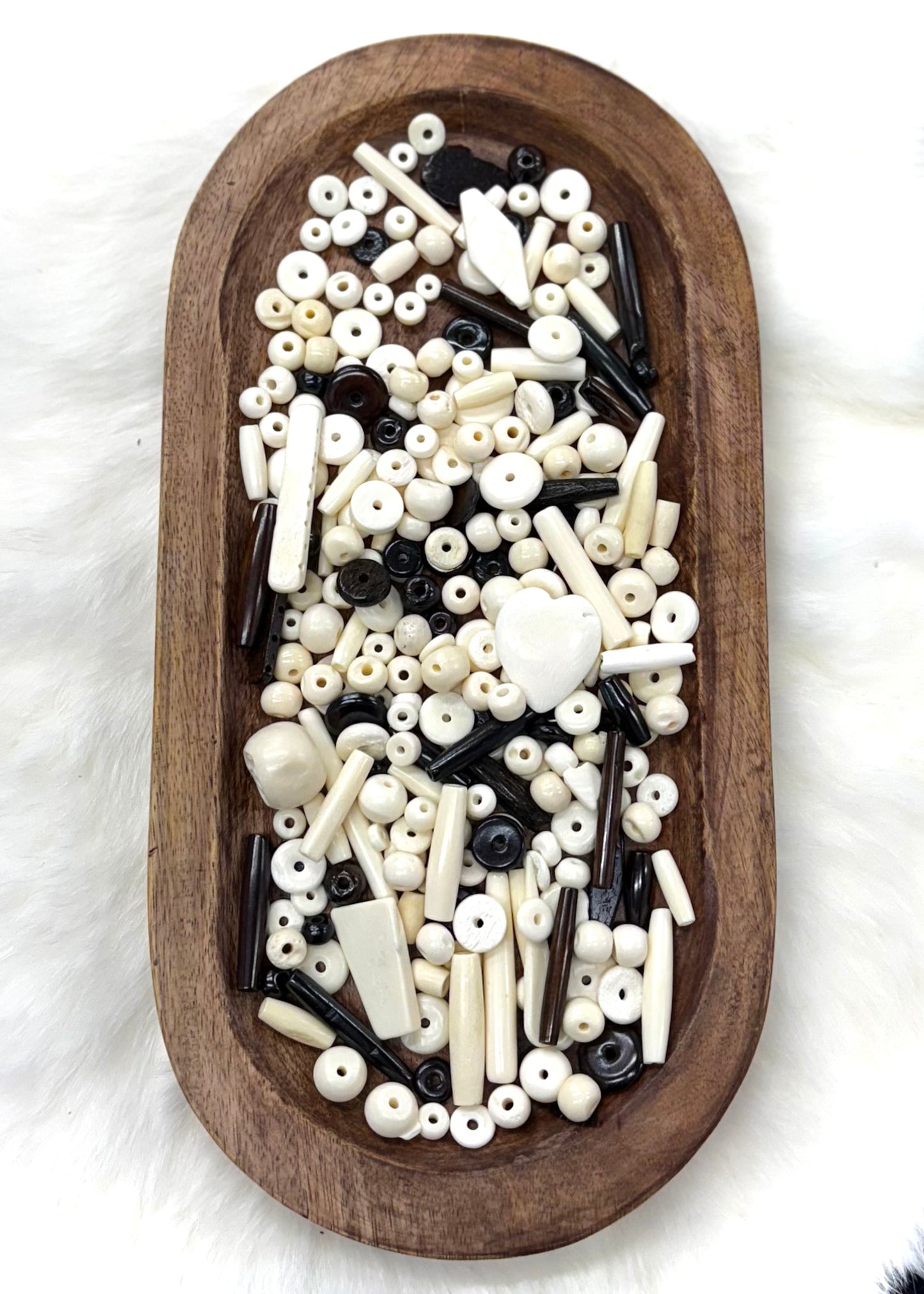 Multi Mixed Bone Bead Bags