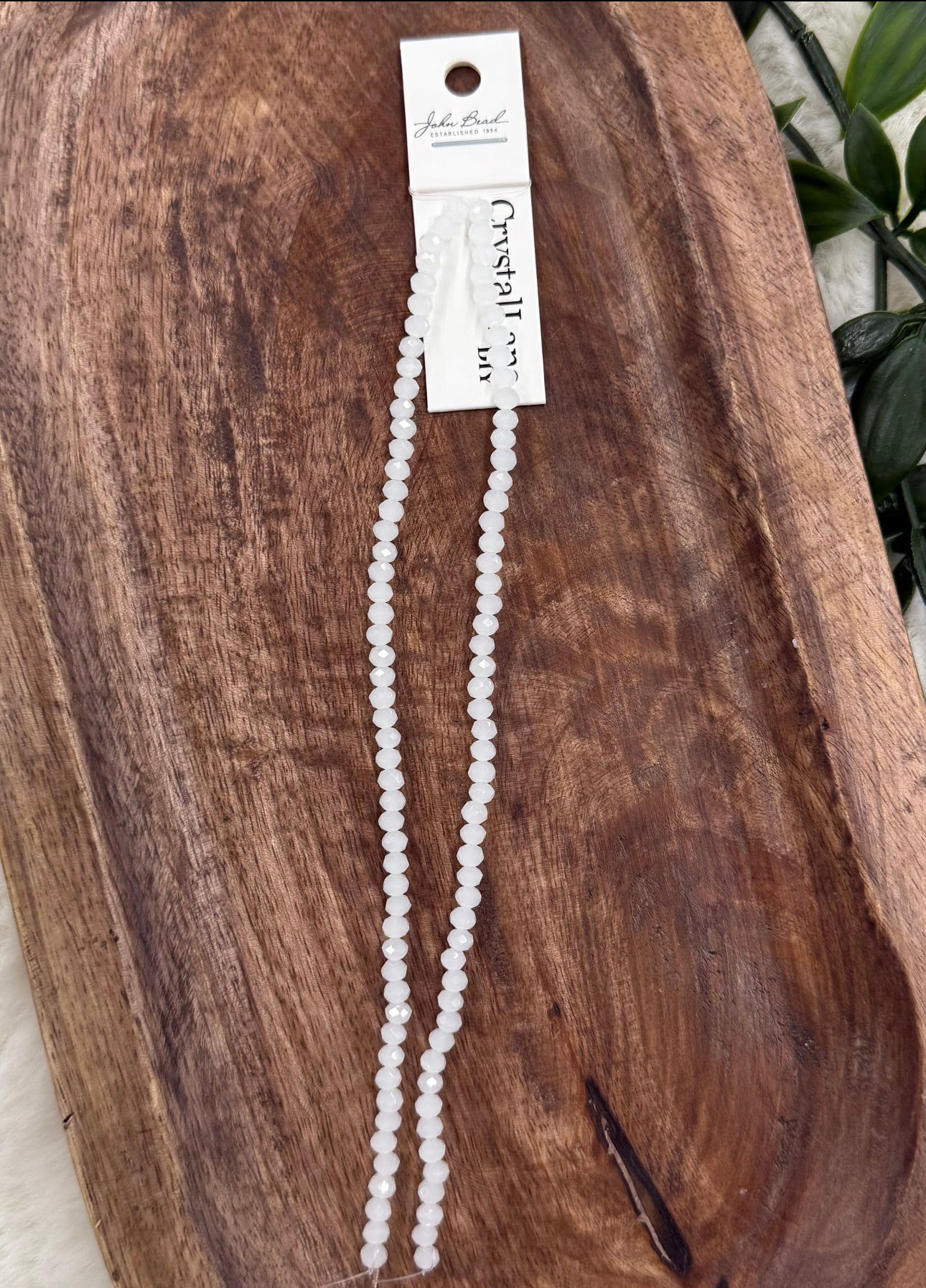 3x4mm Rondelle 2 Strands
