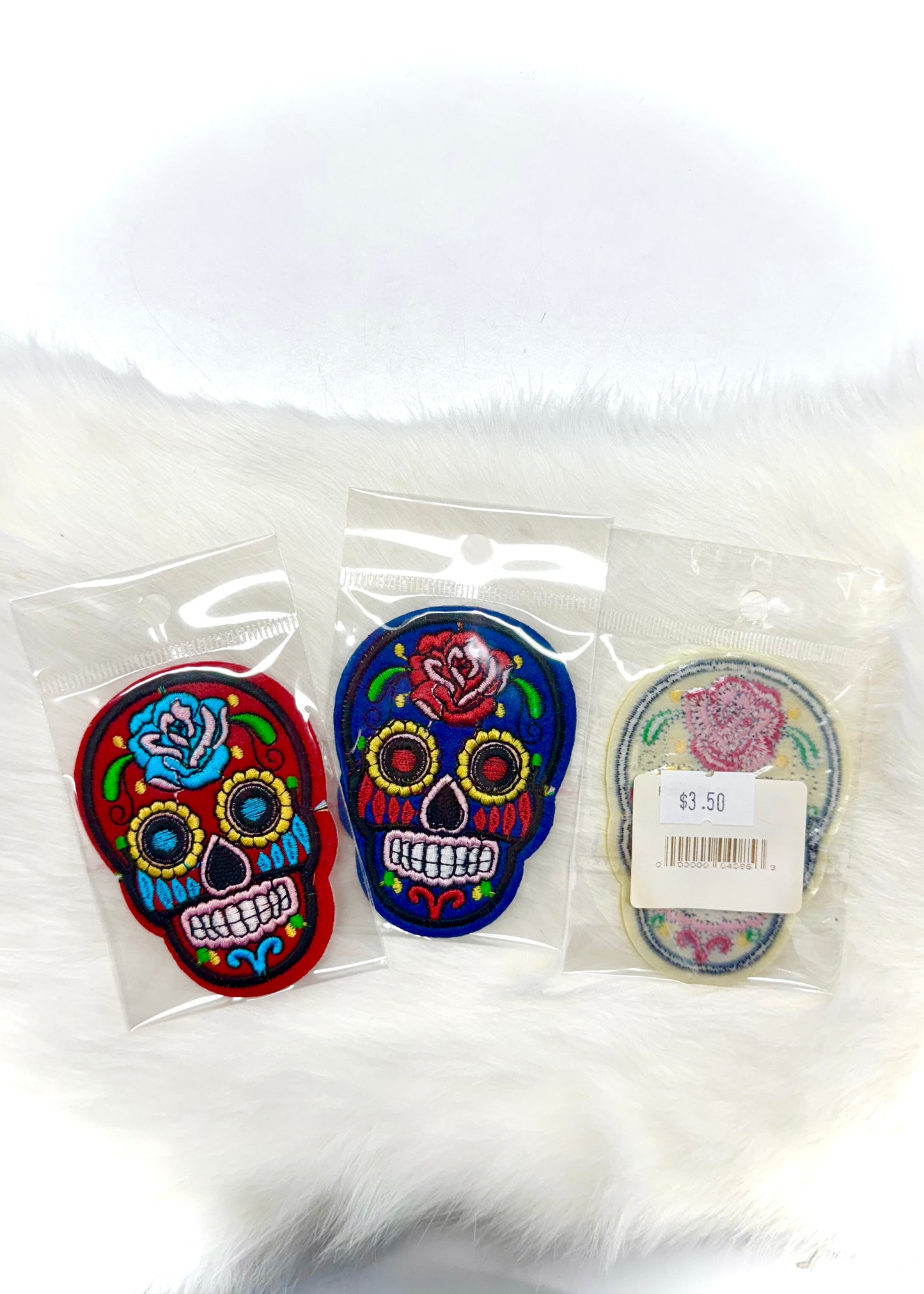 Iron-on Skull Patch