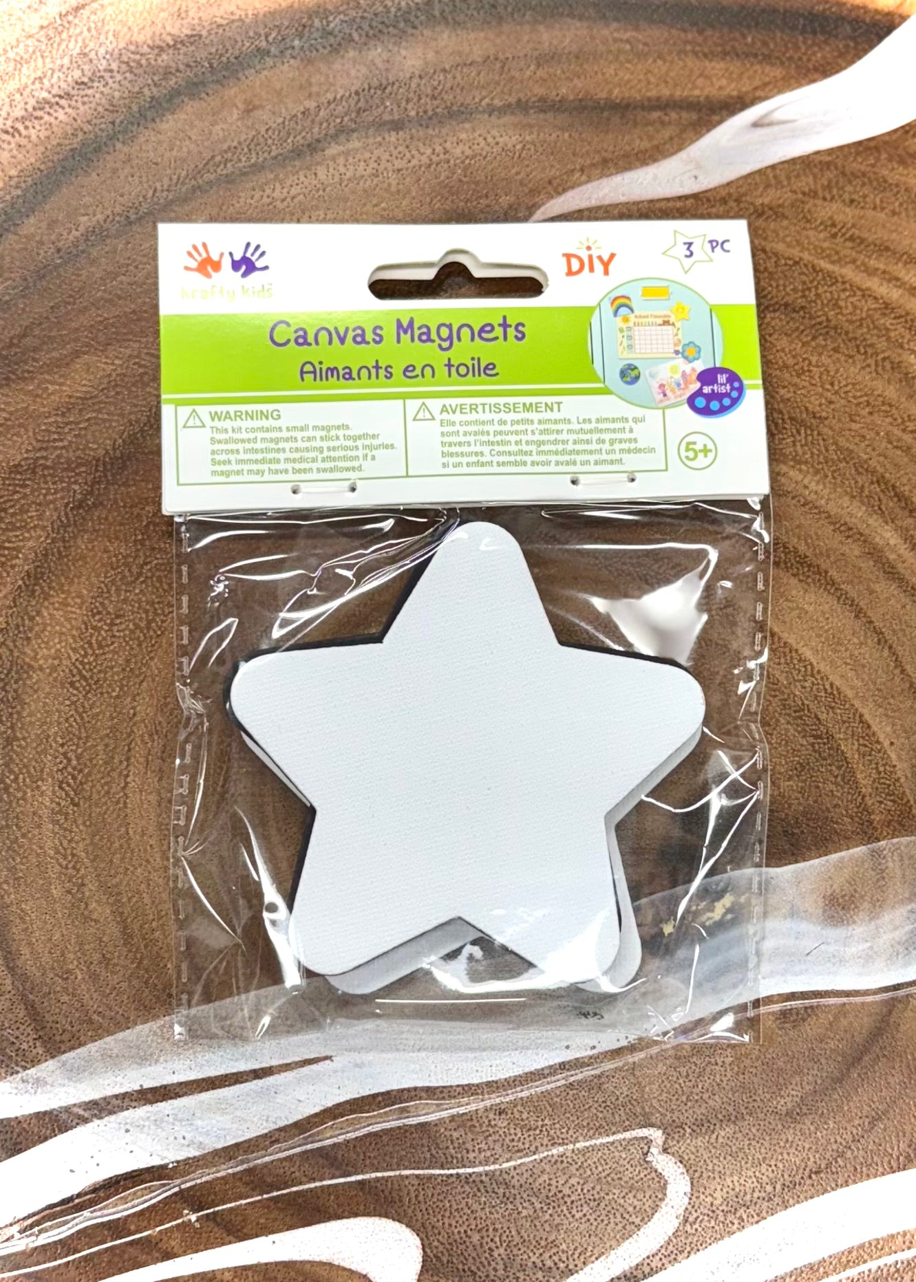 Fun Shape Canvas Magnet 3 Piece