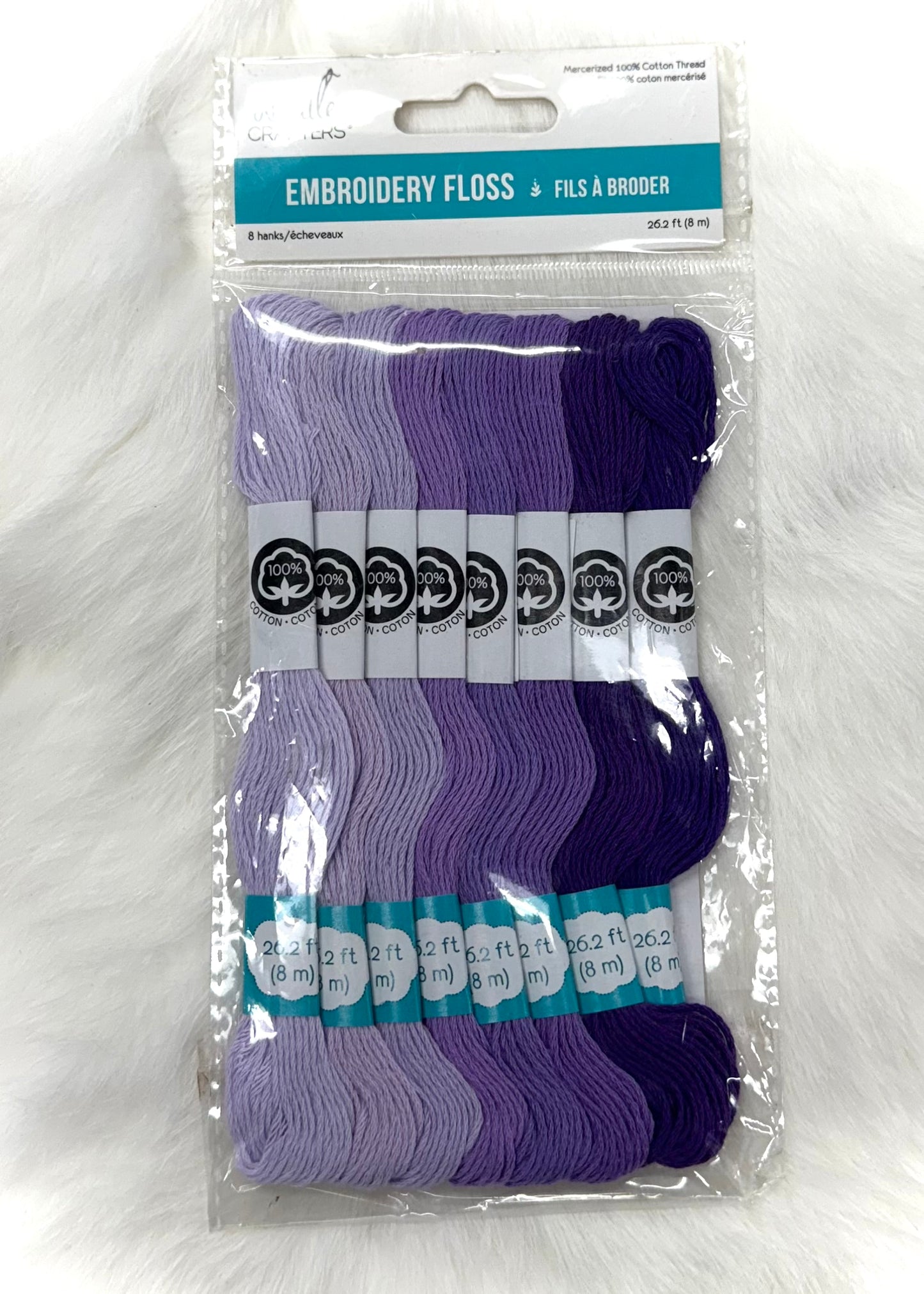 8m Cotton Embroidery Hanks