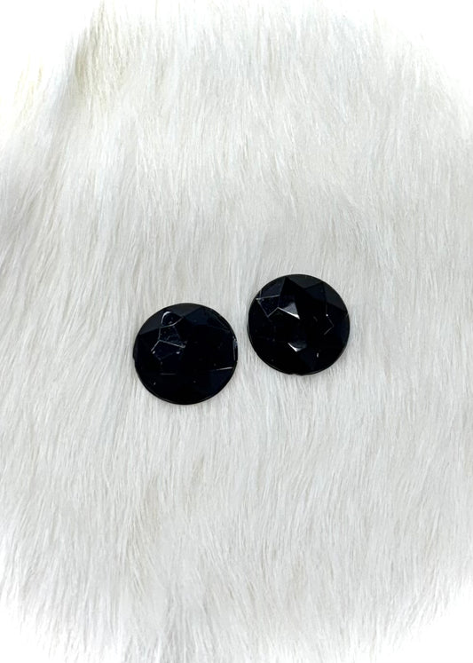Black Shiny Gem Cabochon